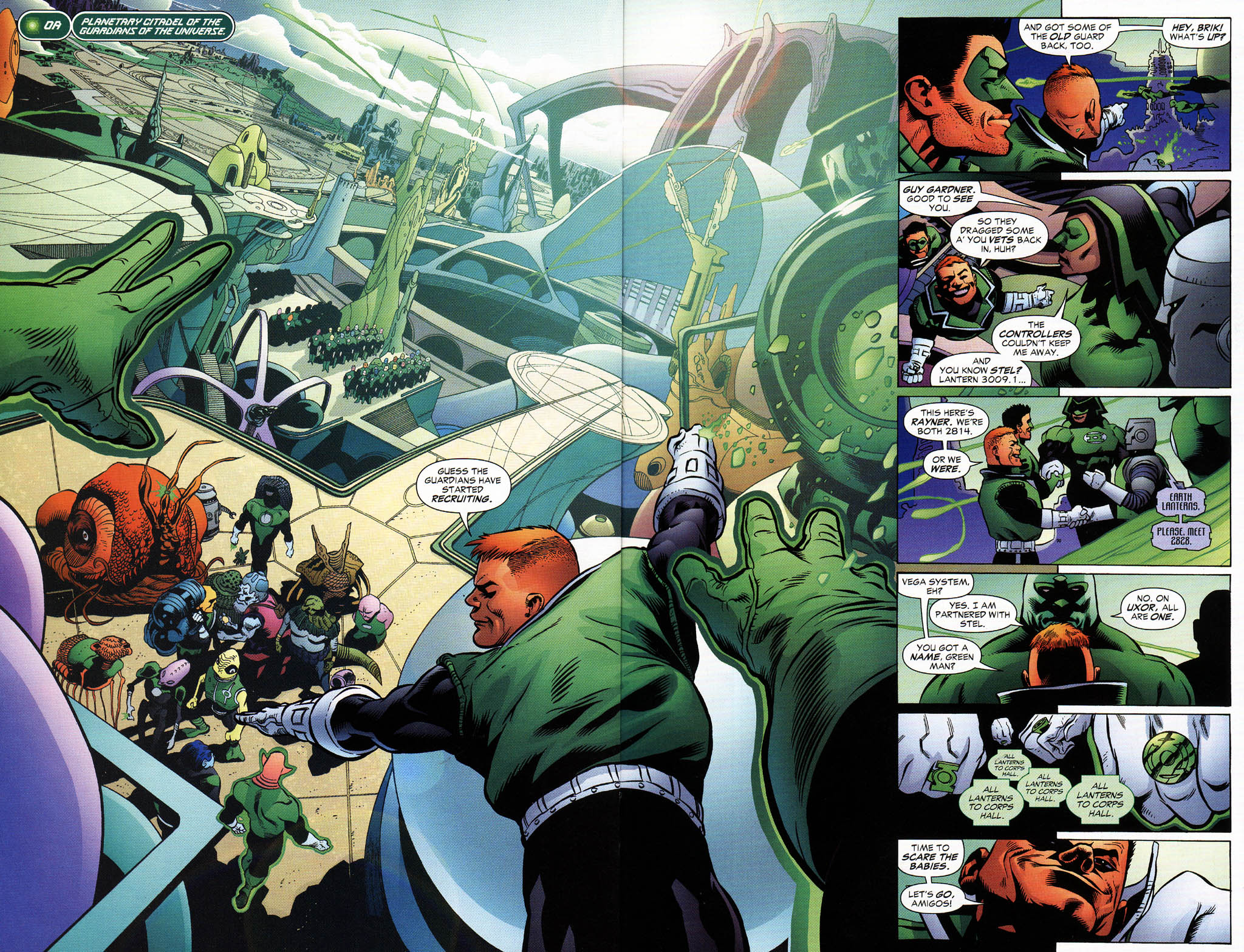 Read online Green Lantern Corps: Recharge comic -  Issue #1 - 16