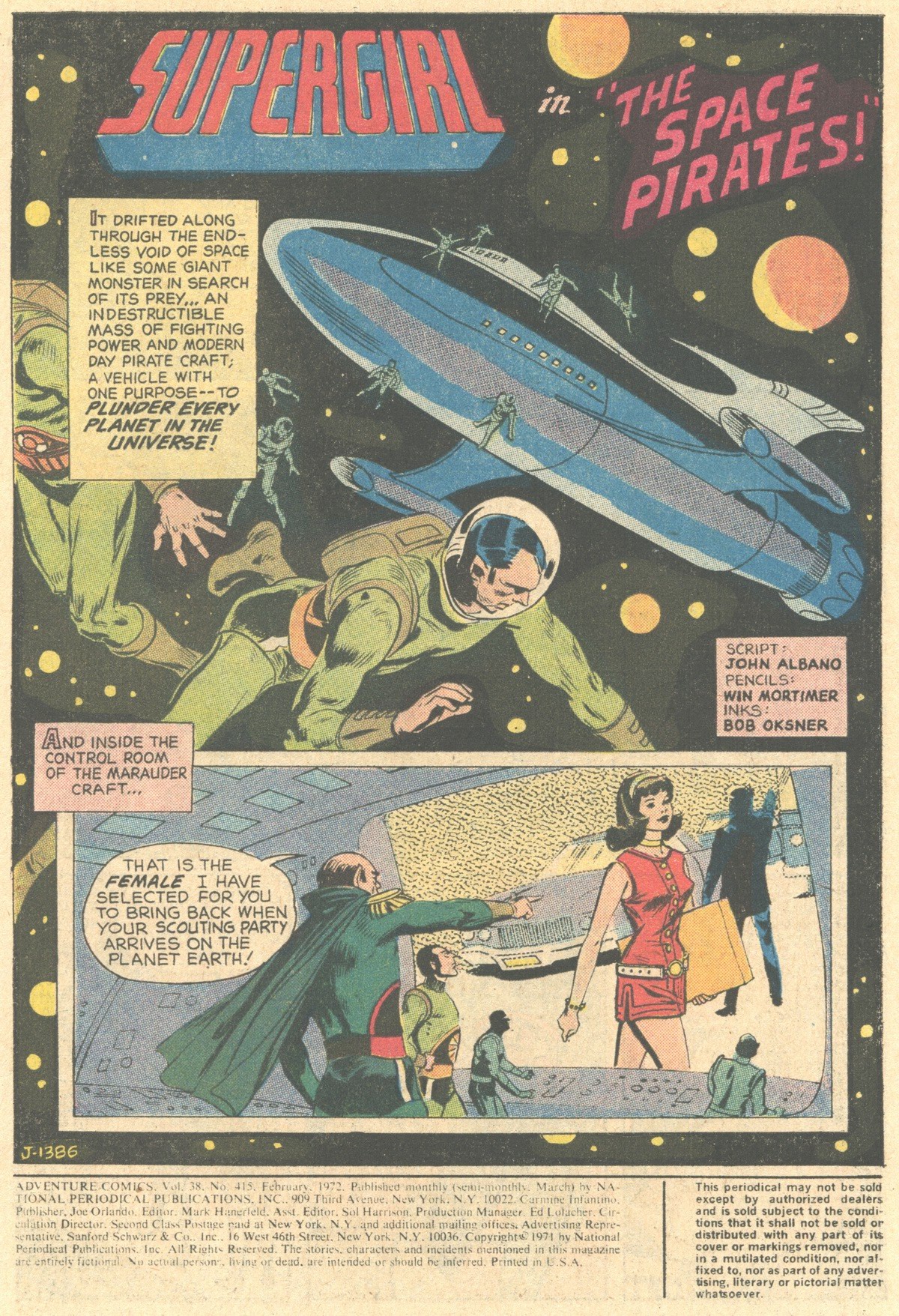 Read online Adventure Comics (1938) comic -  Issue #415 - 3