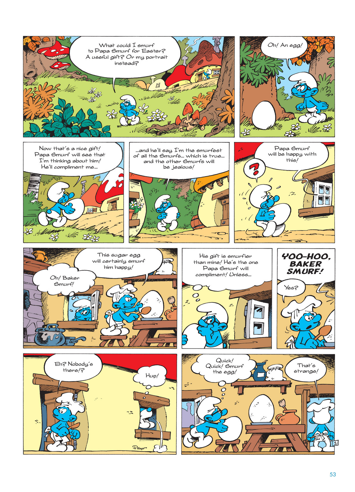 Read online The Smurfs comic -  Issue #12 - 53