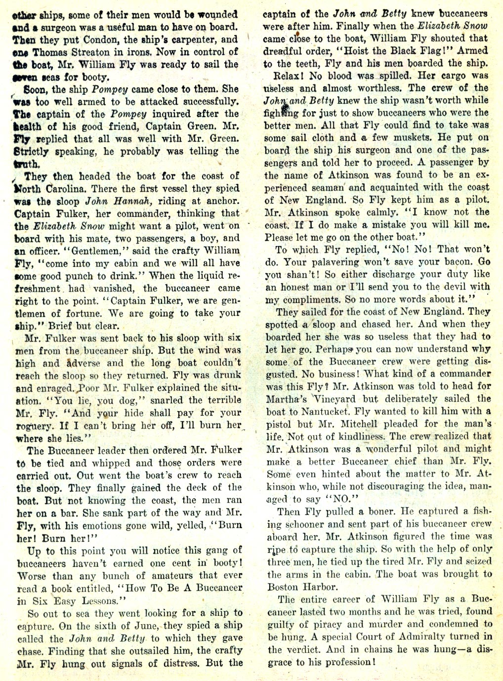 Read online Buccaneers comic -  Issue #27 - 34