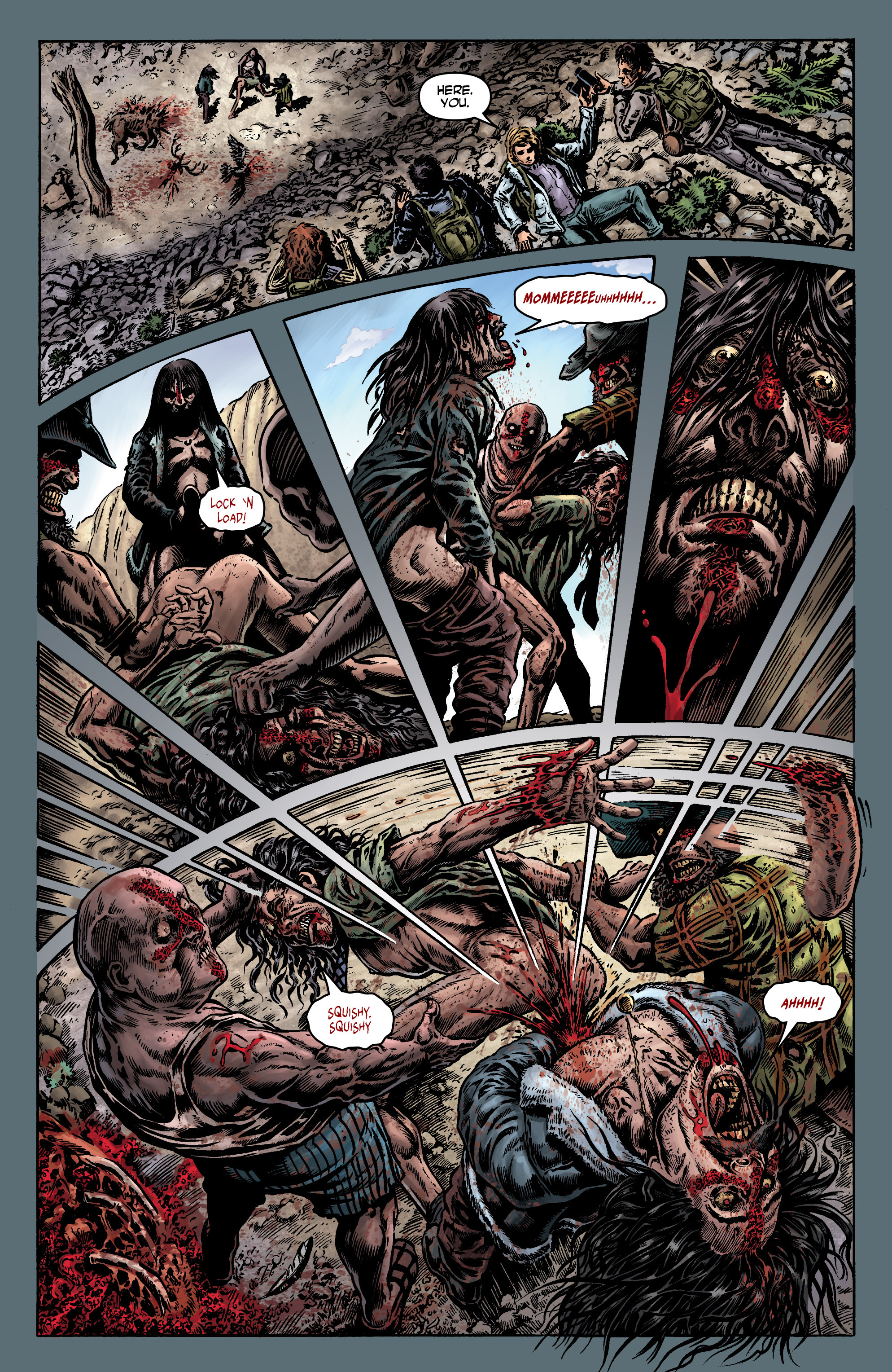 Crossed read. Комиксы крестоносцы психопат. Крестоносцы кровавый комикс. Комикс крестоносцы постеры. Крестоносцы бесплодные земли комикс.