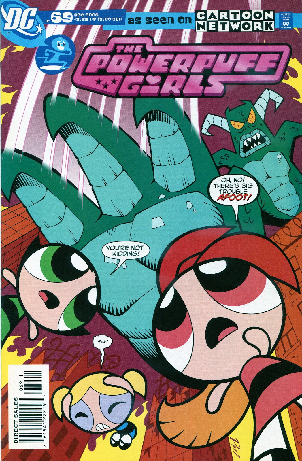 The Powerpuff Girls issue 69 - Page 1