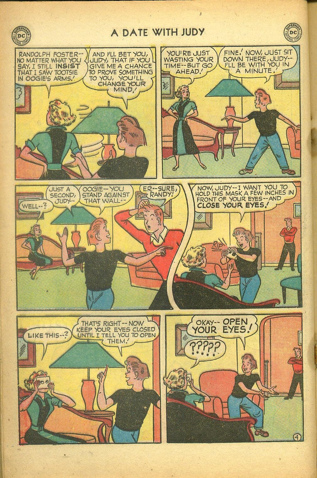 Read online A Date with Judy comic -  Issue #23 - 24