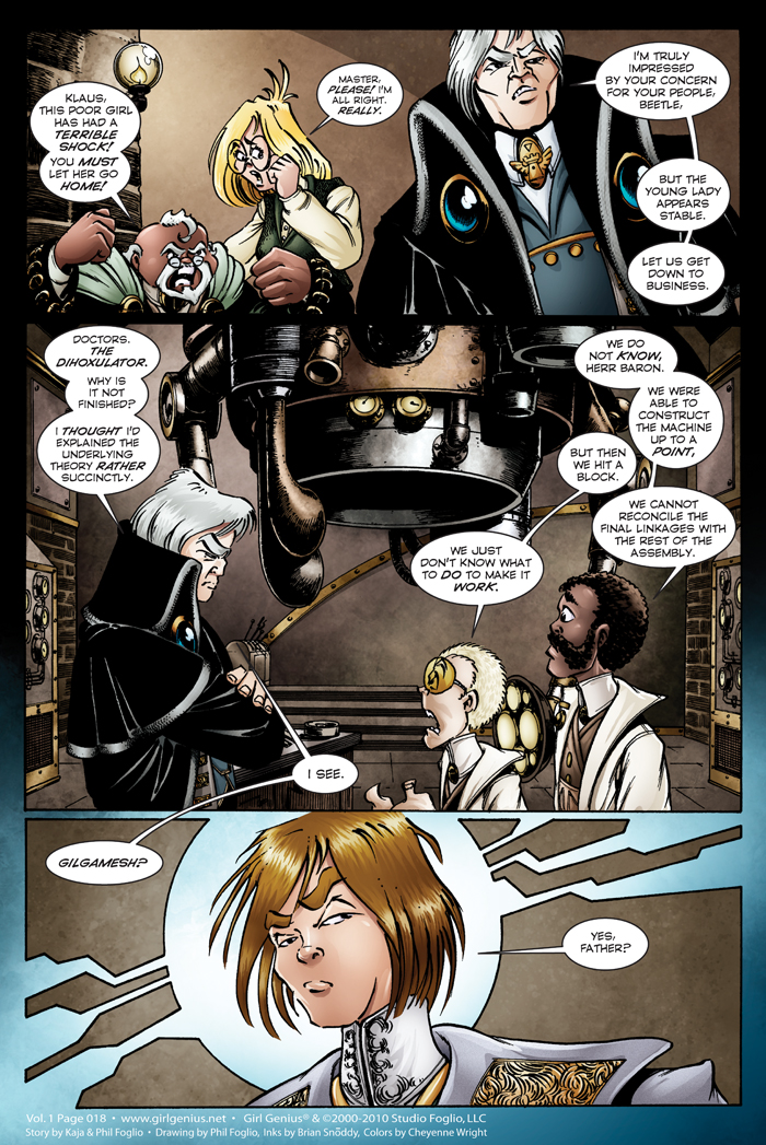 Read online Girl Genius (2002) comic -  Issue #1 - 19