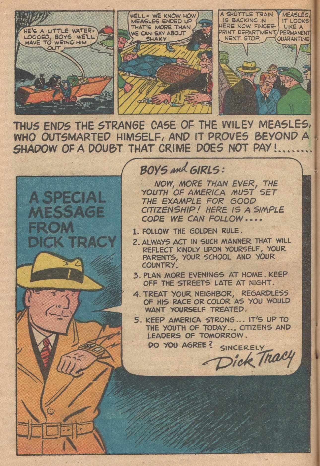 Read online Dick Tracy comic -  Issue #143 - 66