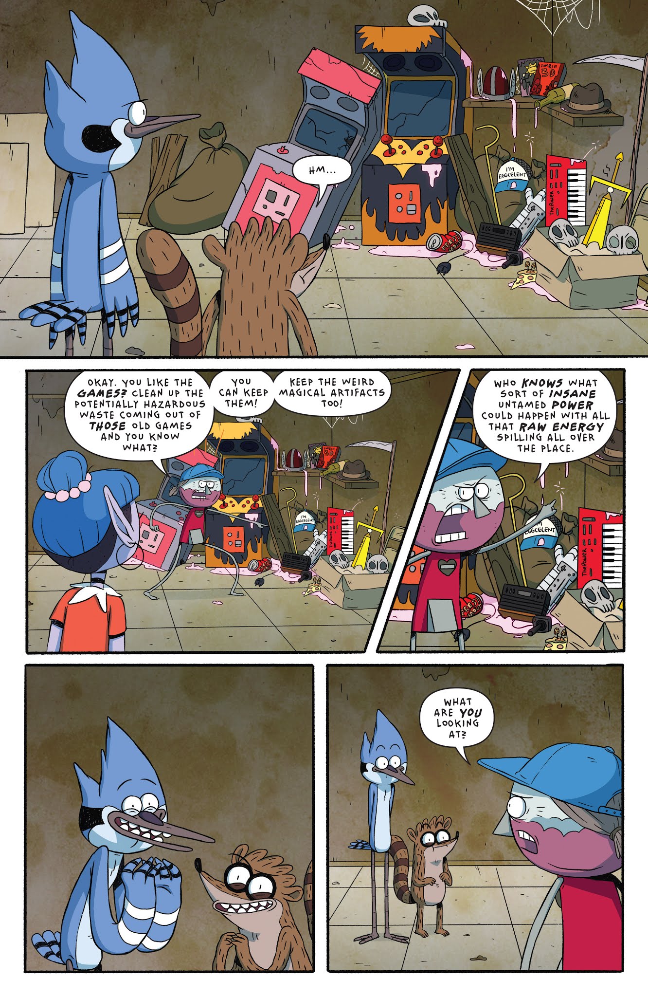 Read online Regular Show: 25 Years Later comic -  Issue #4 - 14