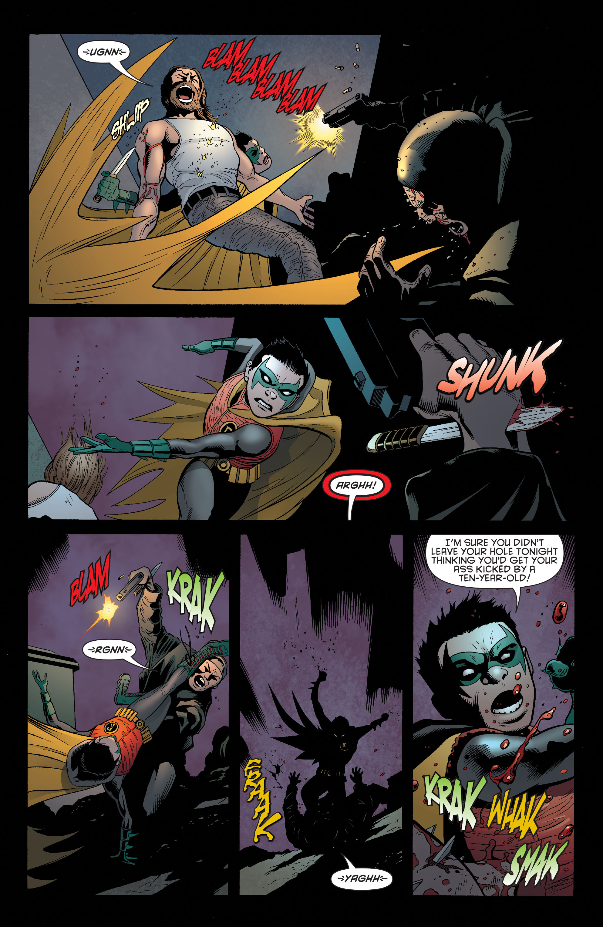 Read online Batman and Robin (2011) comic -  Issue # _Bad Blood (DC Essential Edition) (Part 1) - 57