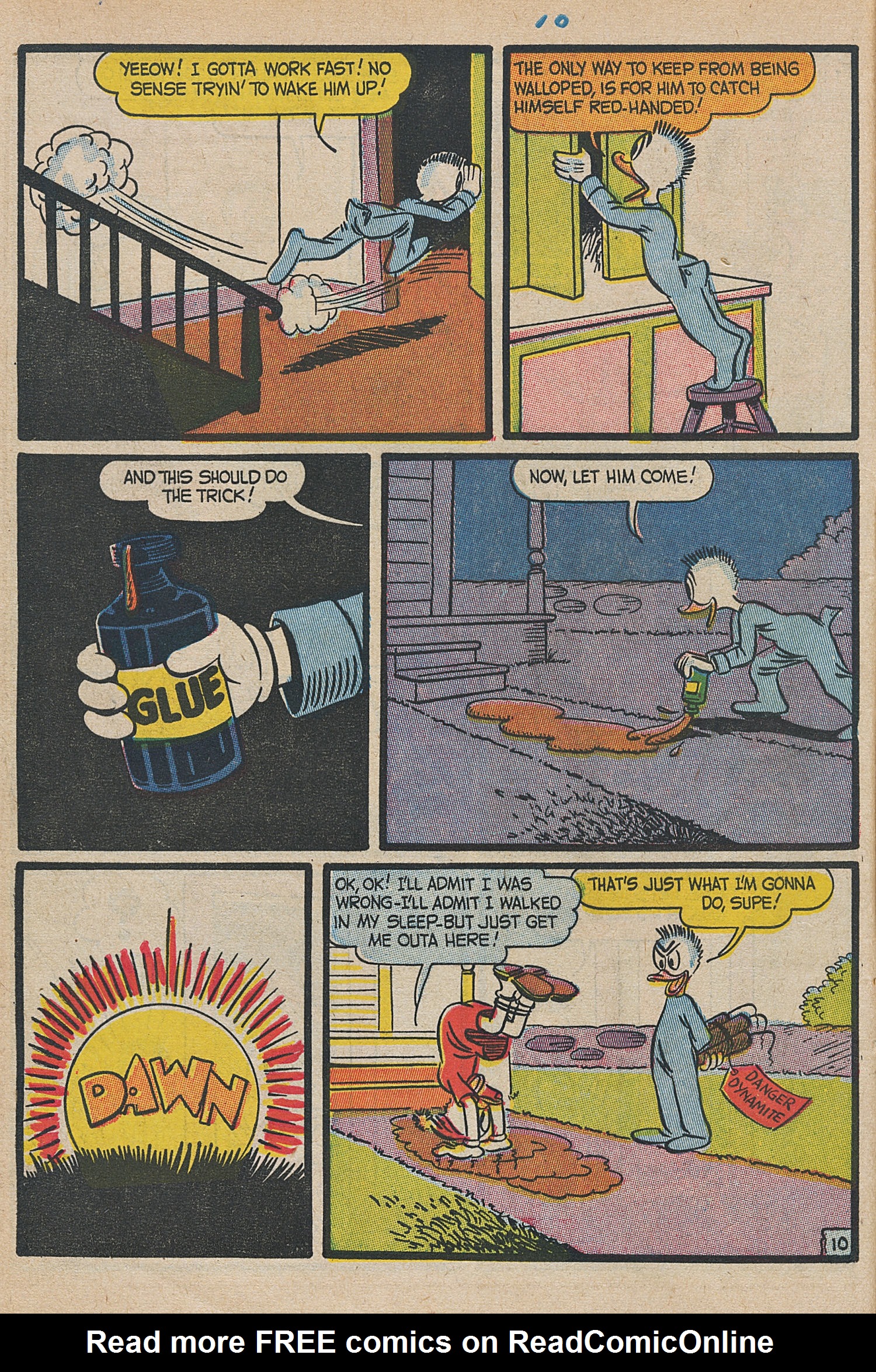 Read online Super Duck Comics comic -  Issue #8 - 12