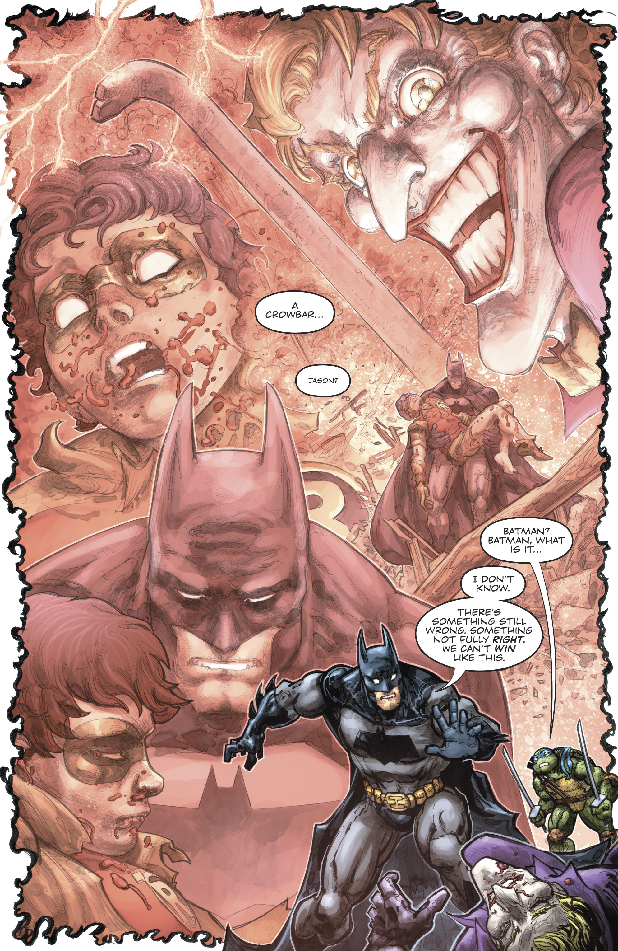 Read online Batman/Teenage Mutant Ninja Turtles III comic -  Issue #5 - 8