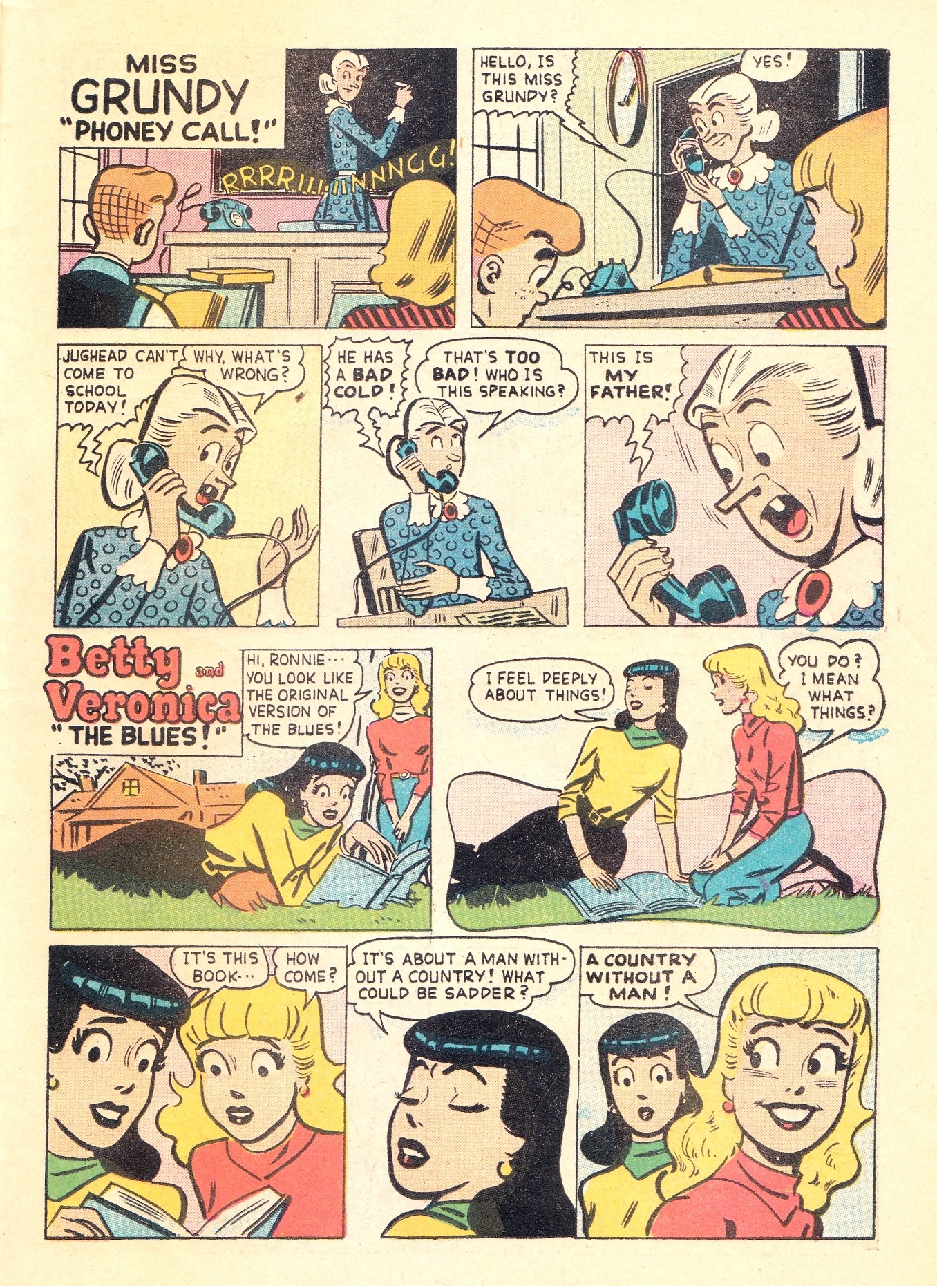 Read online Archie's Joke Book Magazine comic -  Issue #21 - 23