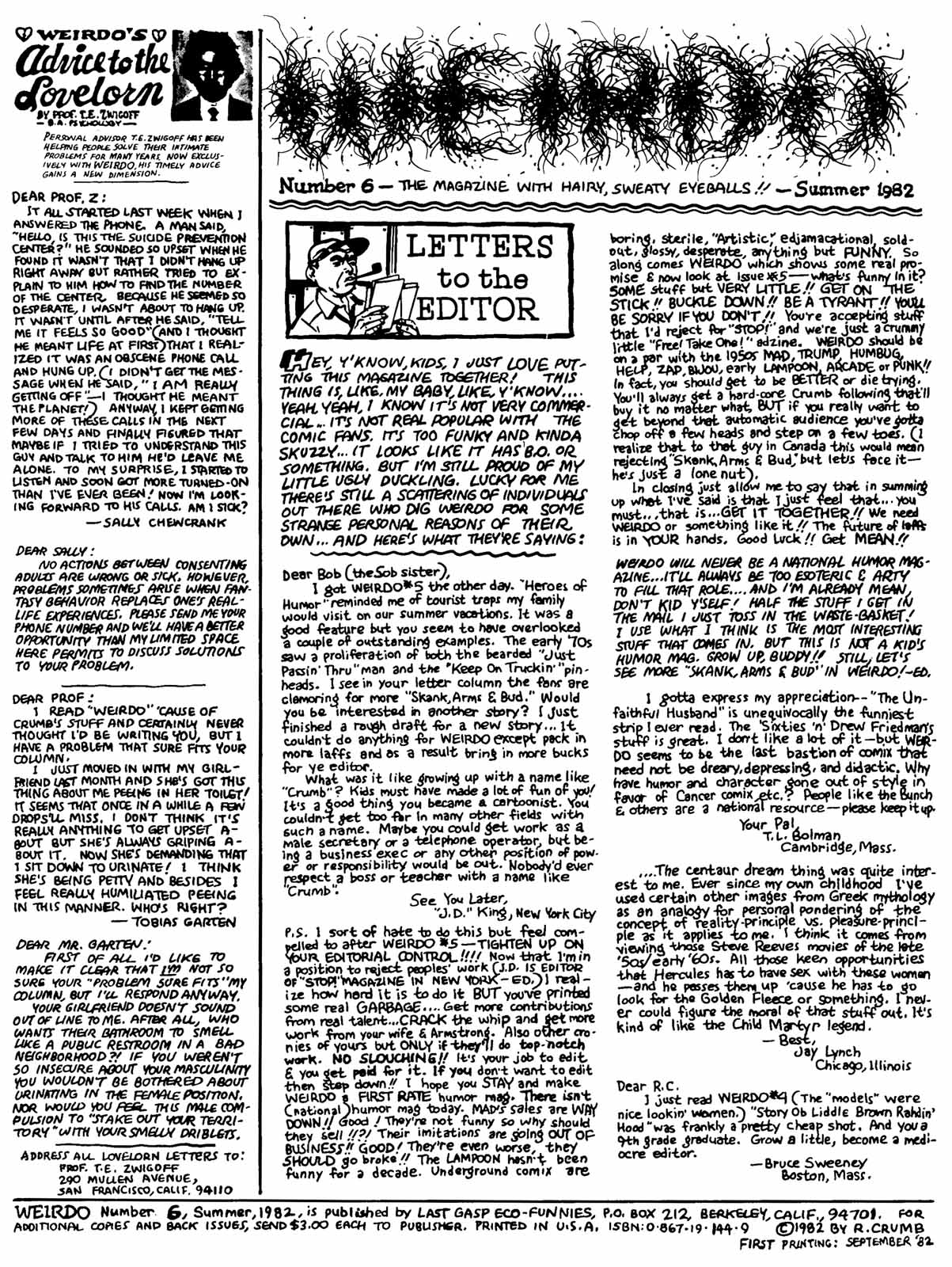 Read online Weirdo comic -  Issue #6 - 4