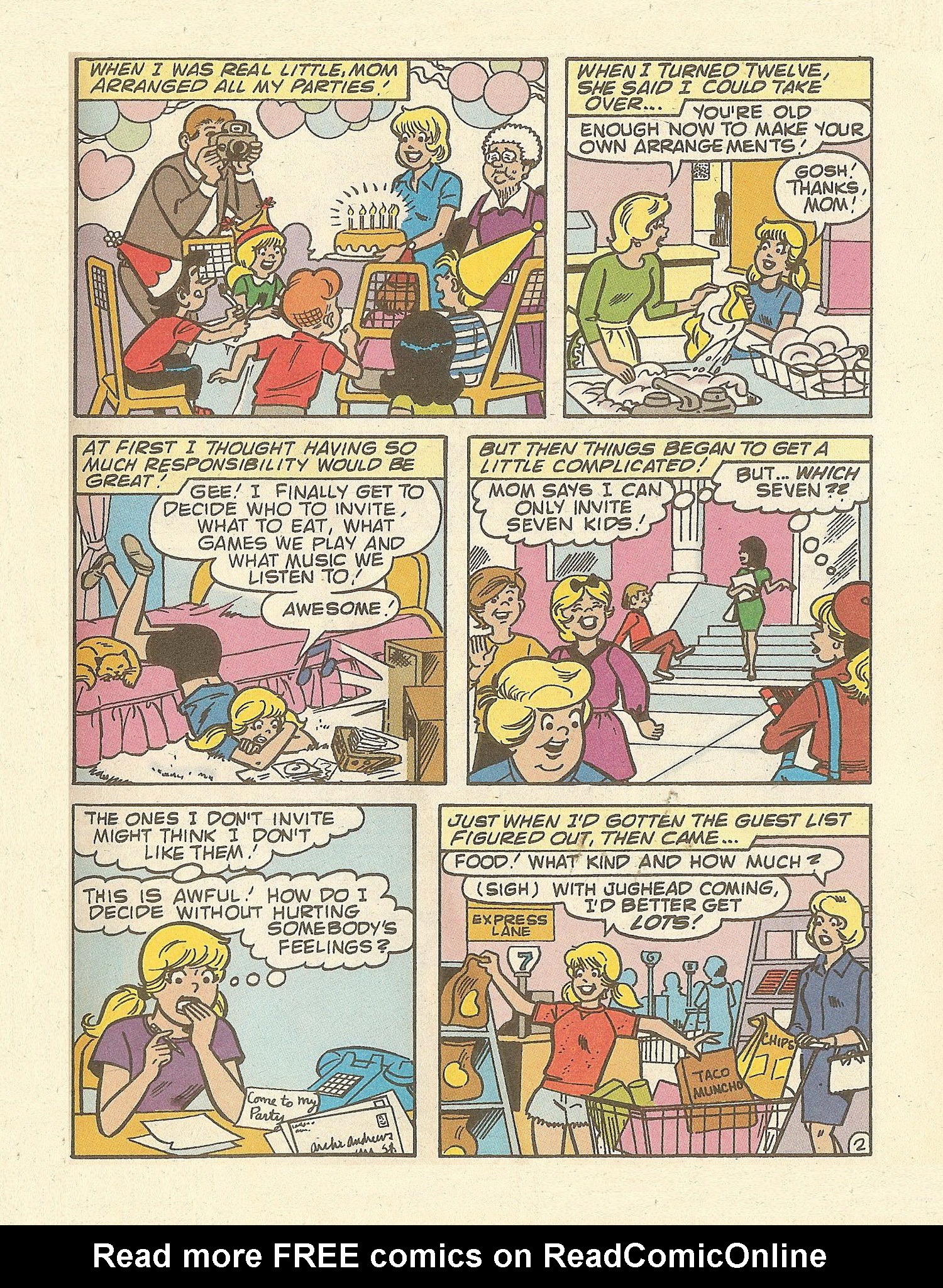 Read online Betty and Veronica Digest Magazine comic -  Issue #98 - 86