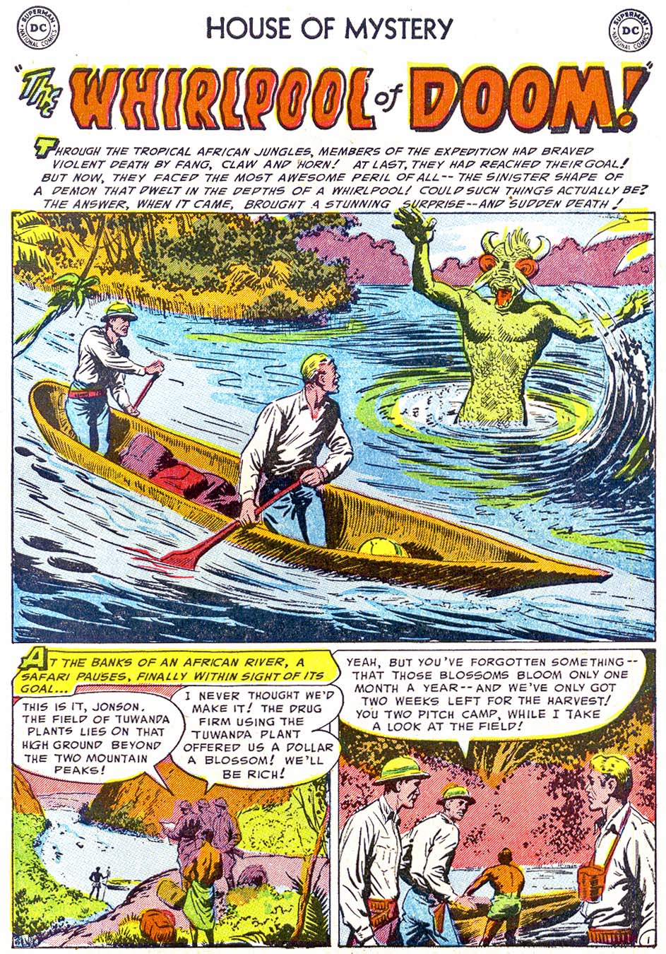 Read online House of Mystery (1951) comic -  Issue #25 - 27