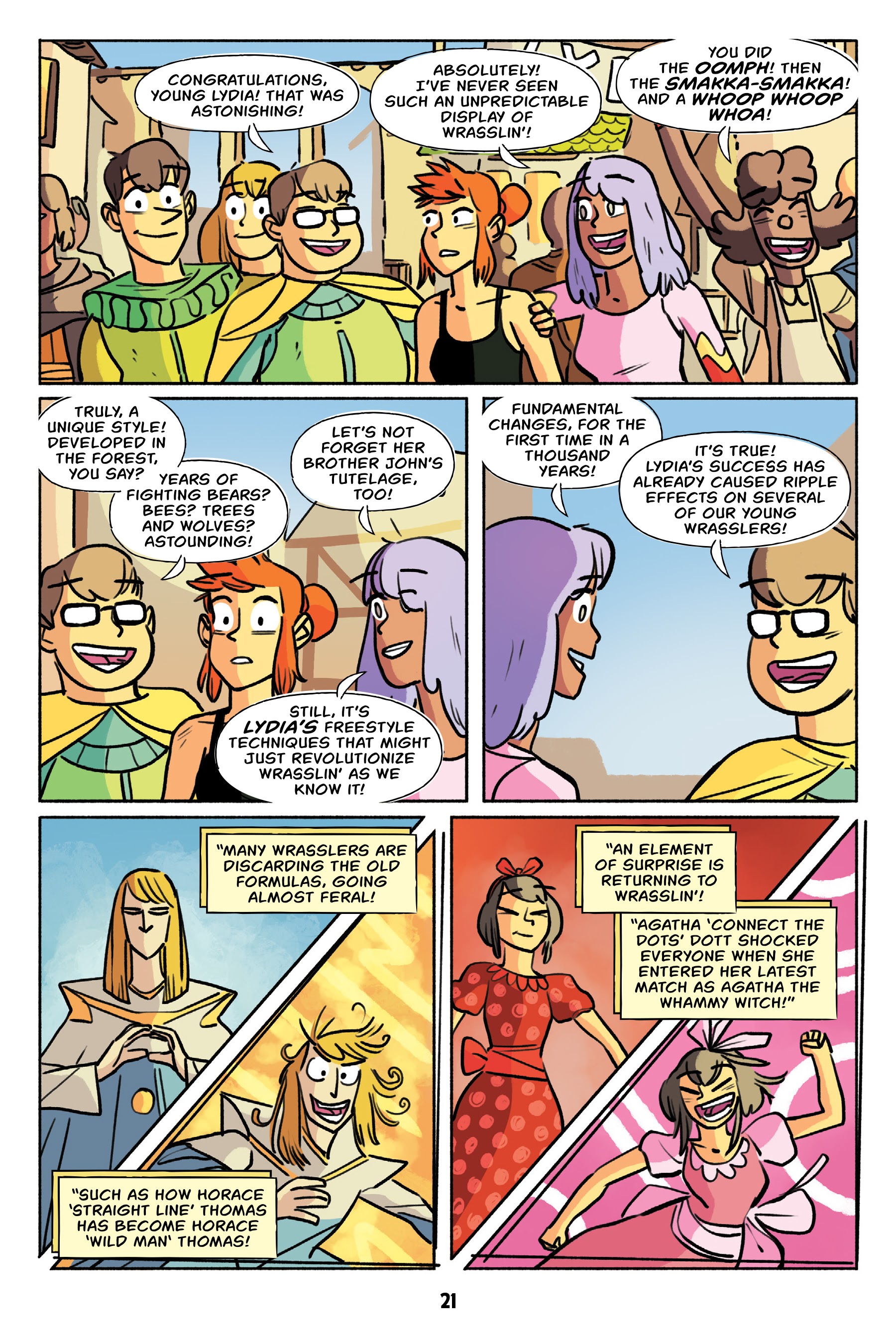 Read online Wrassle Castle comic -  Issue #3 - 22