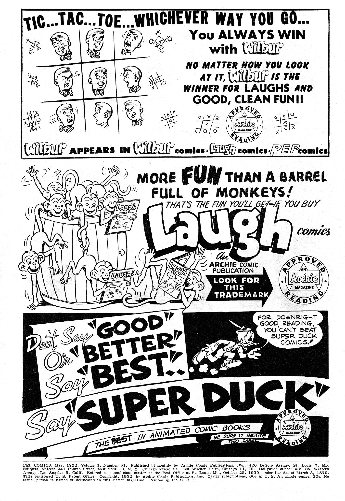 Read online Pep Comics comic -  Issue #91 - 2