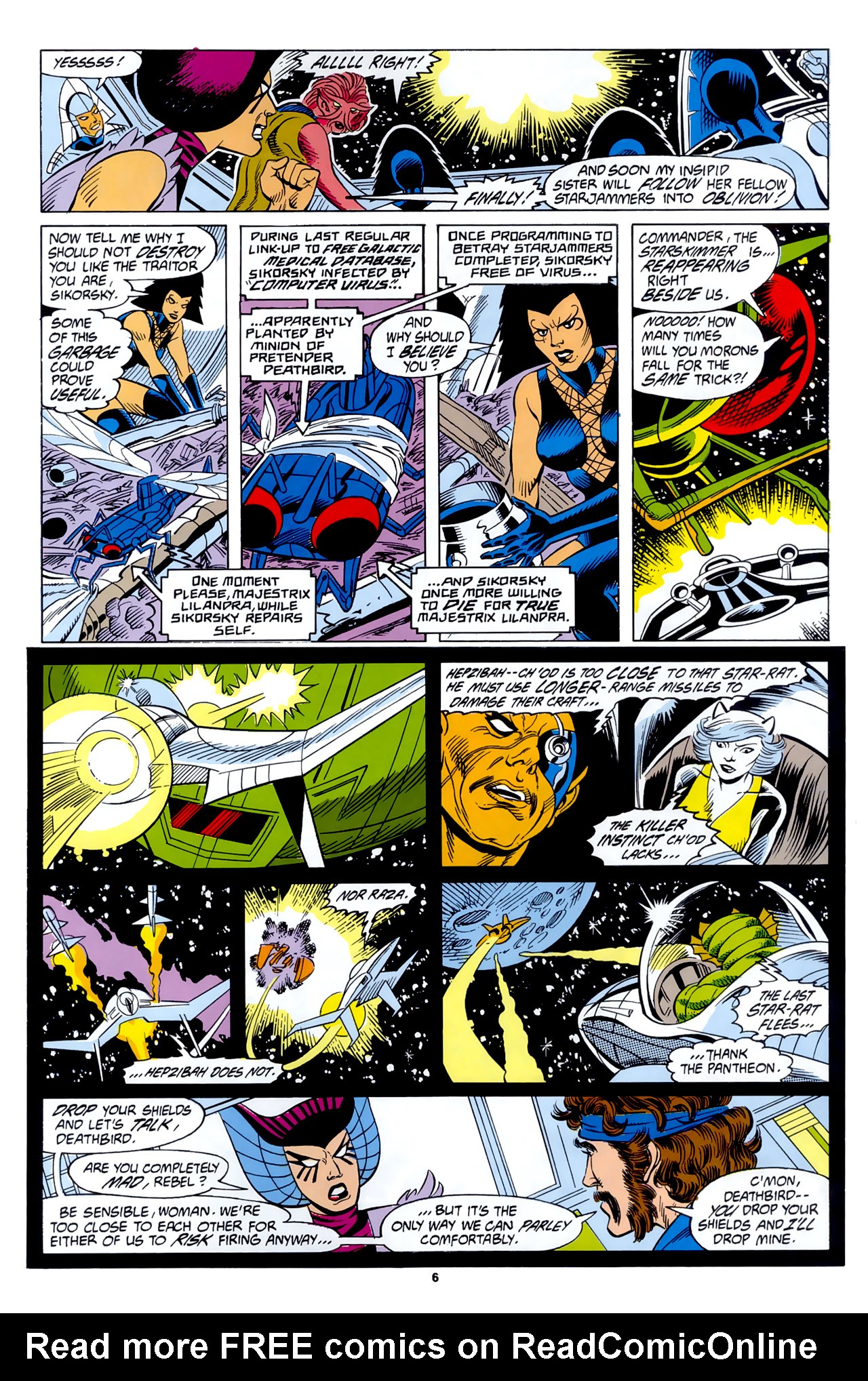 Read online X-Men Spotlight On...Starjammers comic -  Issue #2 - 8