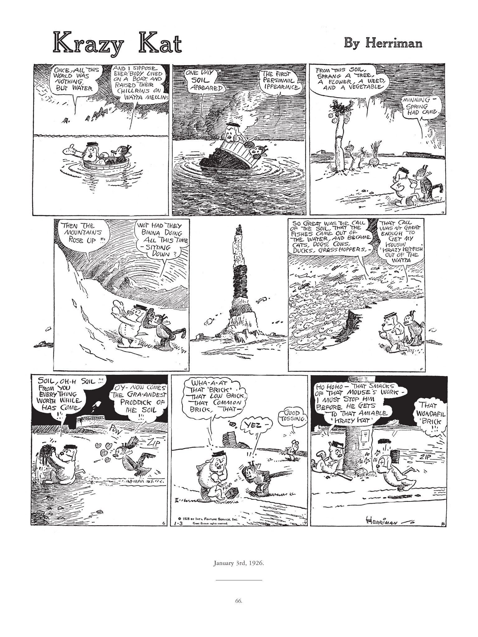 Read online Krazy & Ignatz comic -  Issue # TPB 4 - 67