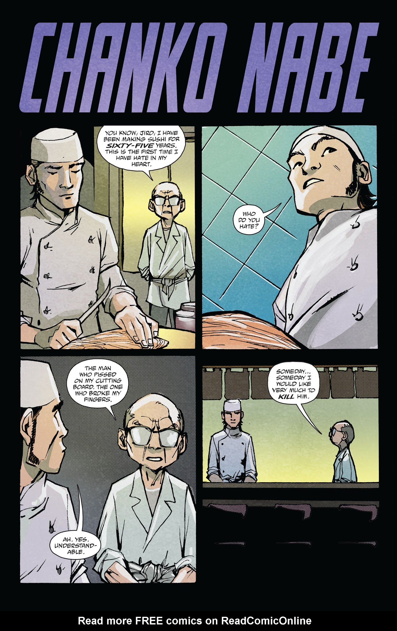 Read online Get Jiro!: Blood & Sushi comic -  Issue # TPB - 124