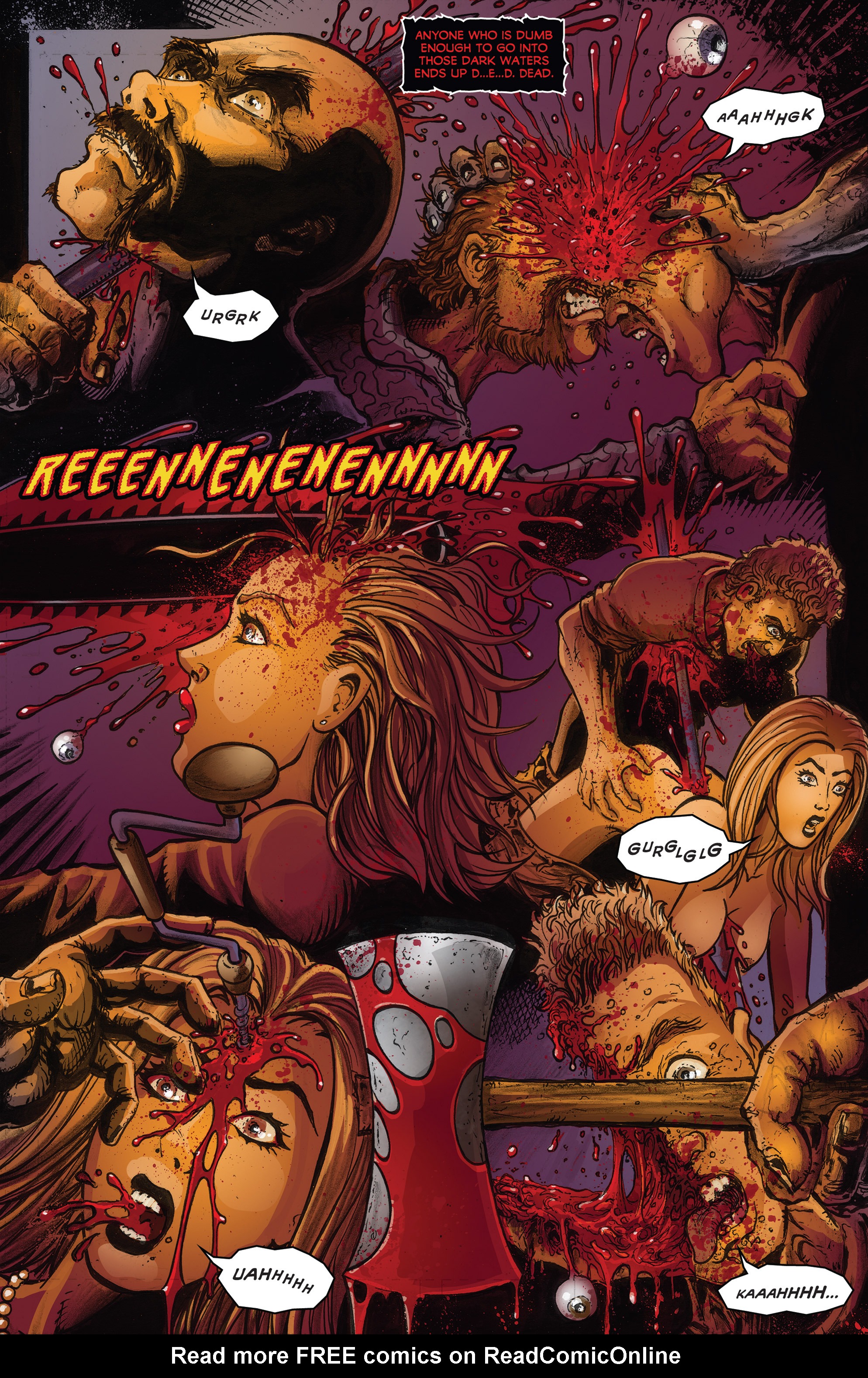 Read online Adam Green's Hatchet comic -  Issue #0 - 6