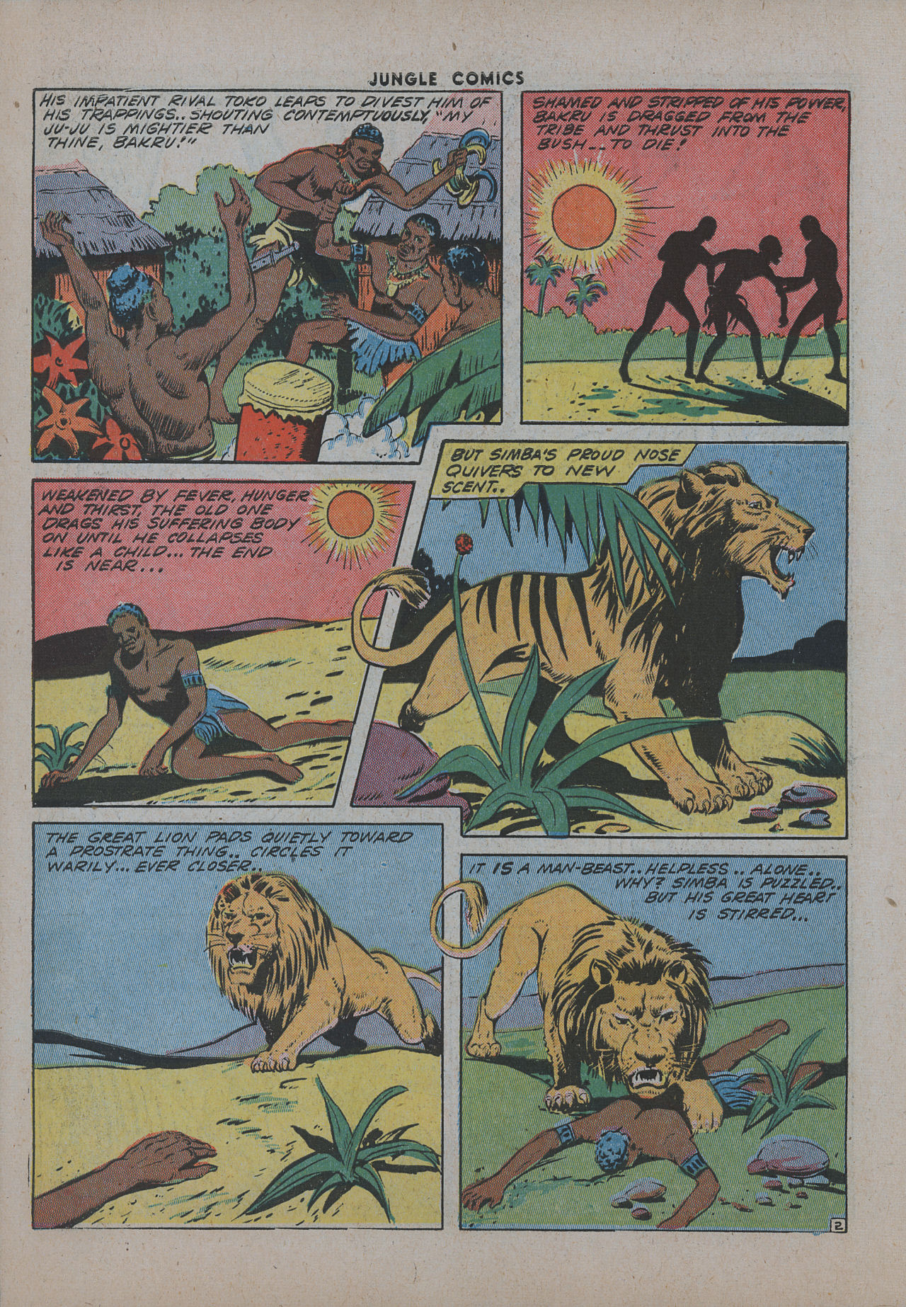 Read online Jungle Comics comic -  Issue #48 - 16