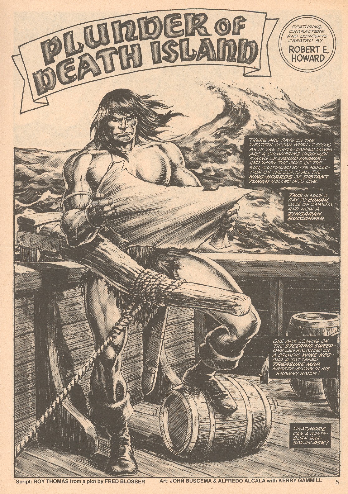 Read online The Savage Sword Of Conan comic -  Issue #67 - 5