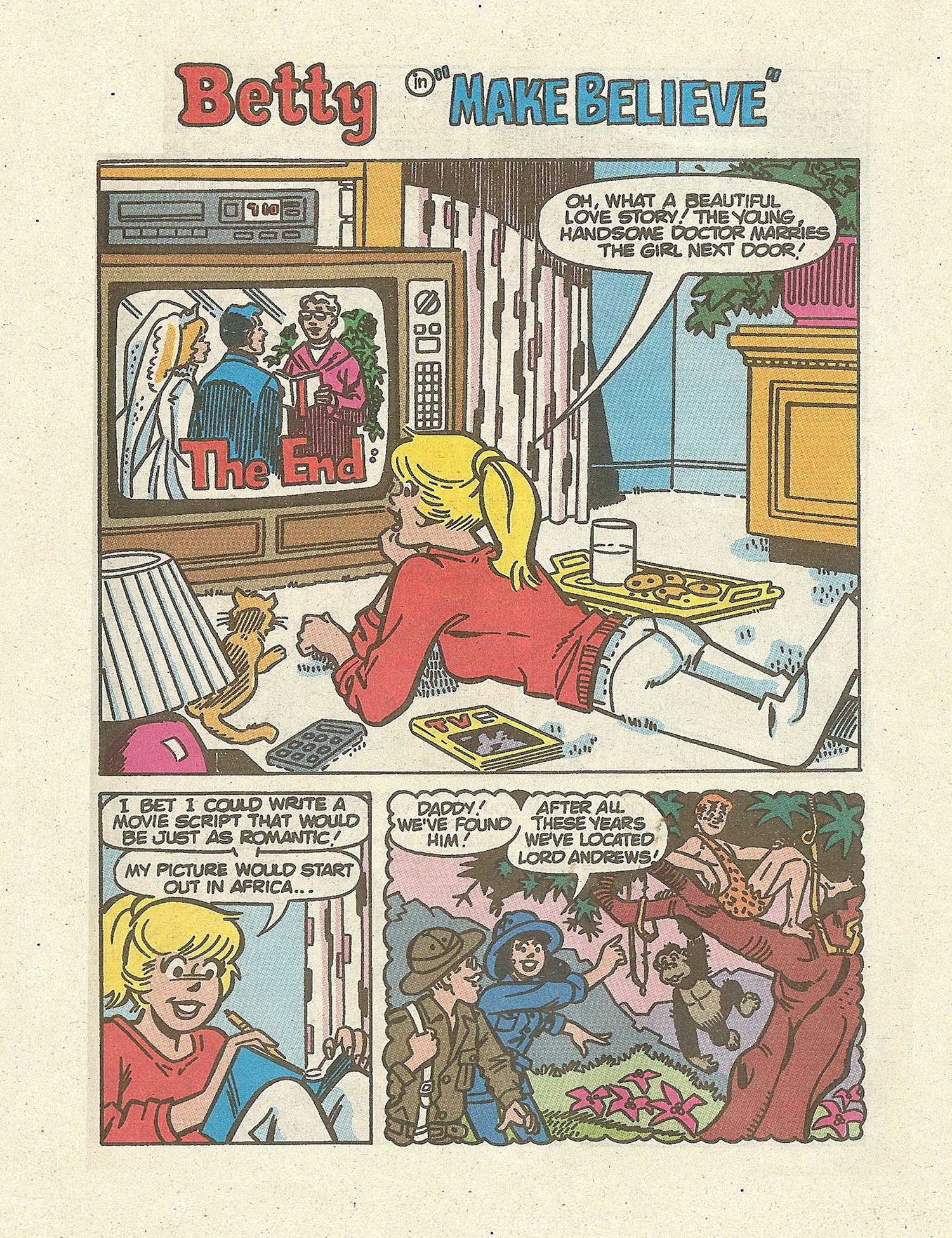 Read online Betty and Veronica Digest Magazine comic -  Issue #70 - 57