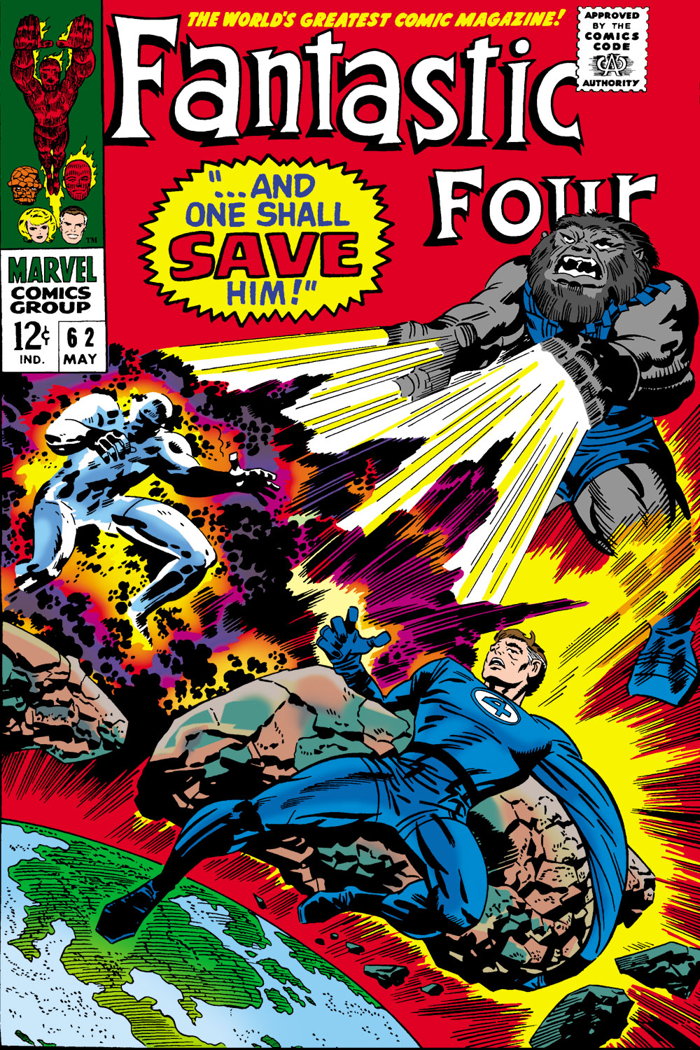 Read online Fantastic Four (1961) comic -  Issue #62 - 1