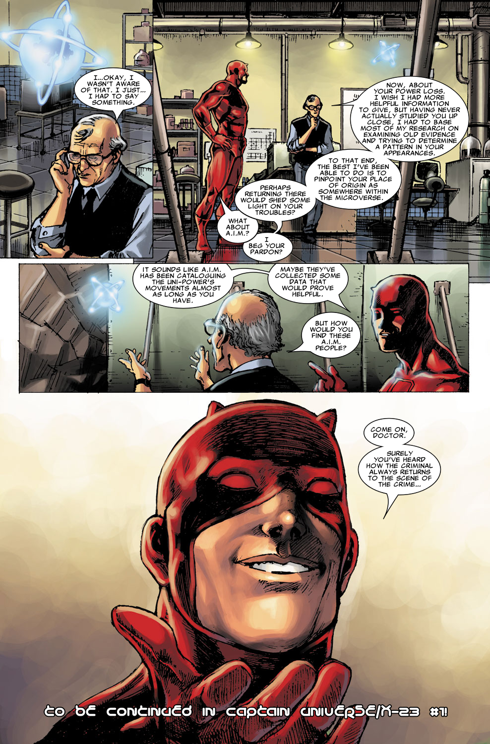Read online Captain Universe comic -  Issue # Issue Daredevil - 23