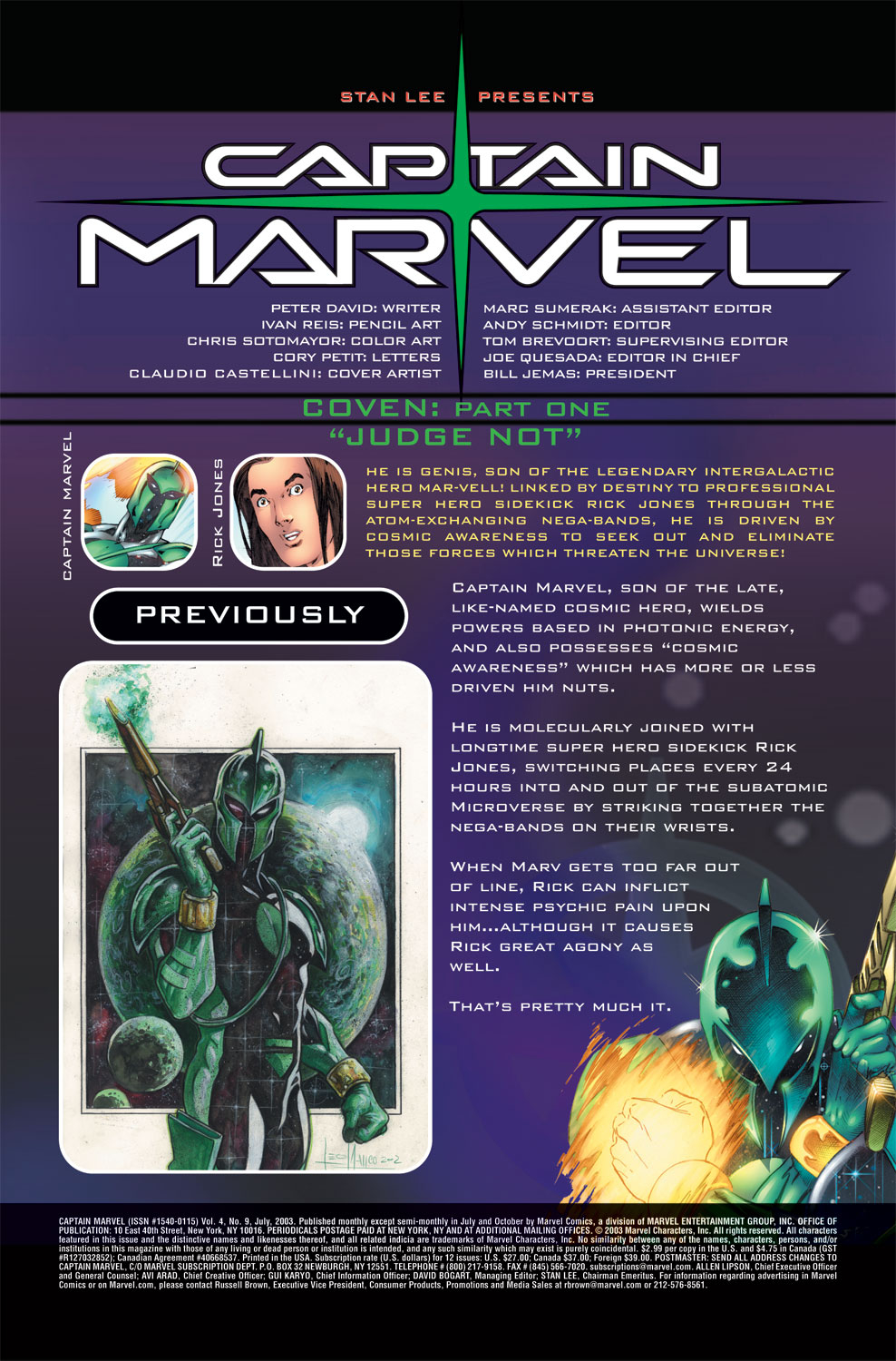 Read online Captain Marvel (2002) comic -  Issue #9 - 2