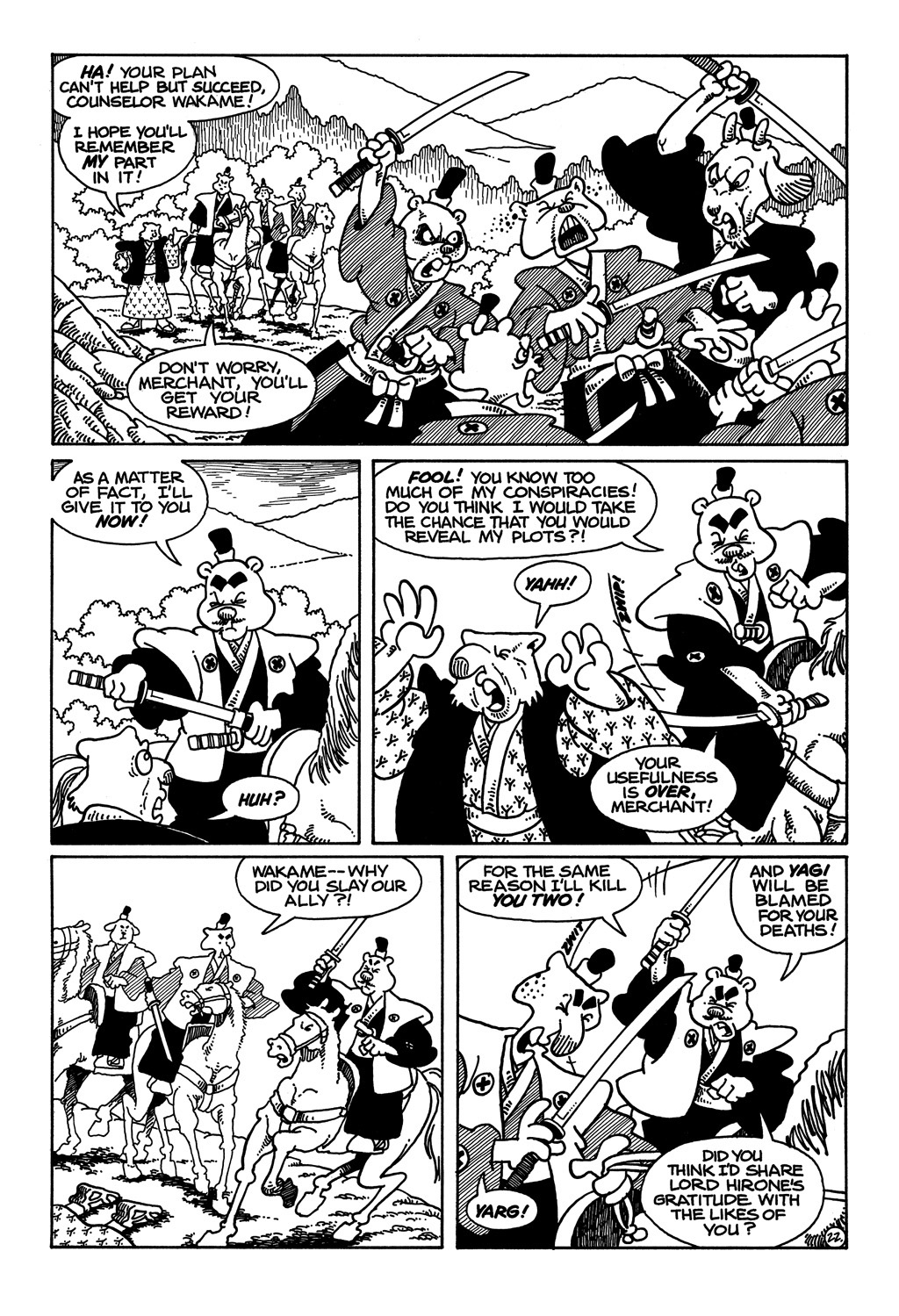 Read online Usagi Yojimbo (1987) comic -  Issue #24 - 24