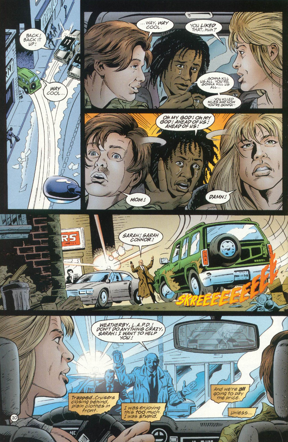 Read online T2: Cybernetic Dawn comic -  Issue #2 - 21