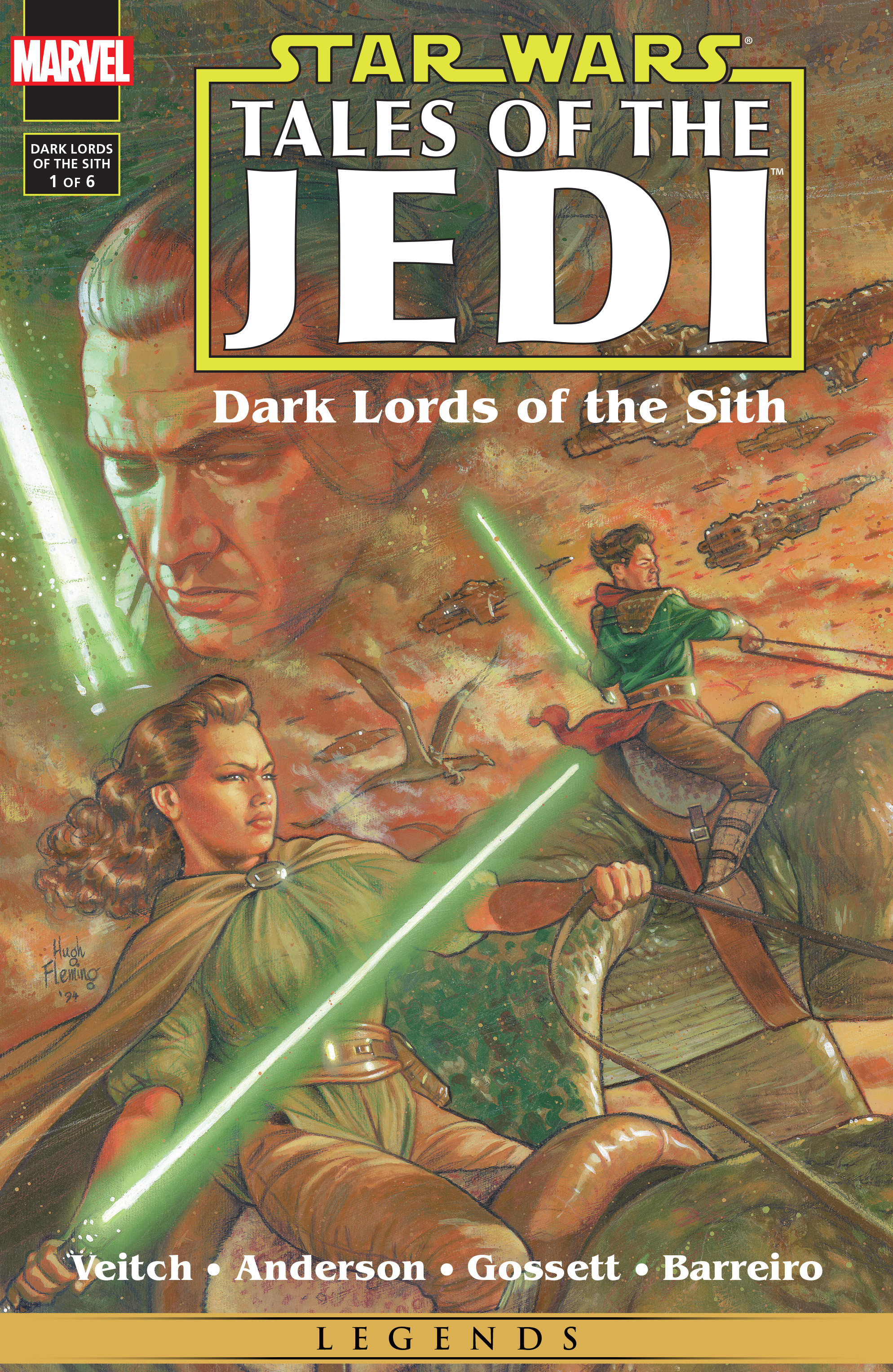 Read online Star Wars: Tales of the Jedi - Dark Lords of the Sith comic -  Issue #1 - 1