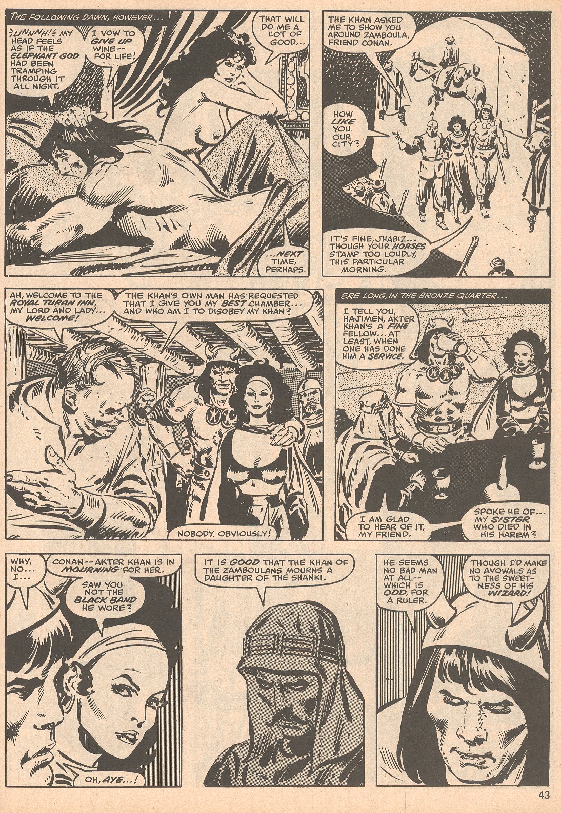 Read online The Savage Sword Of Conan comic -  Issue #57 - 43