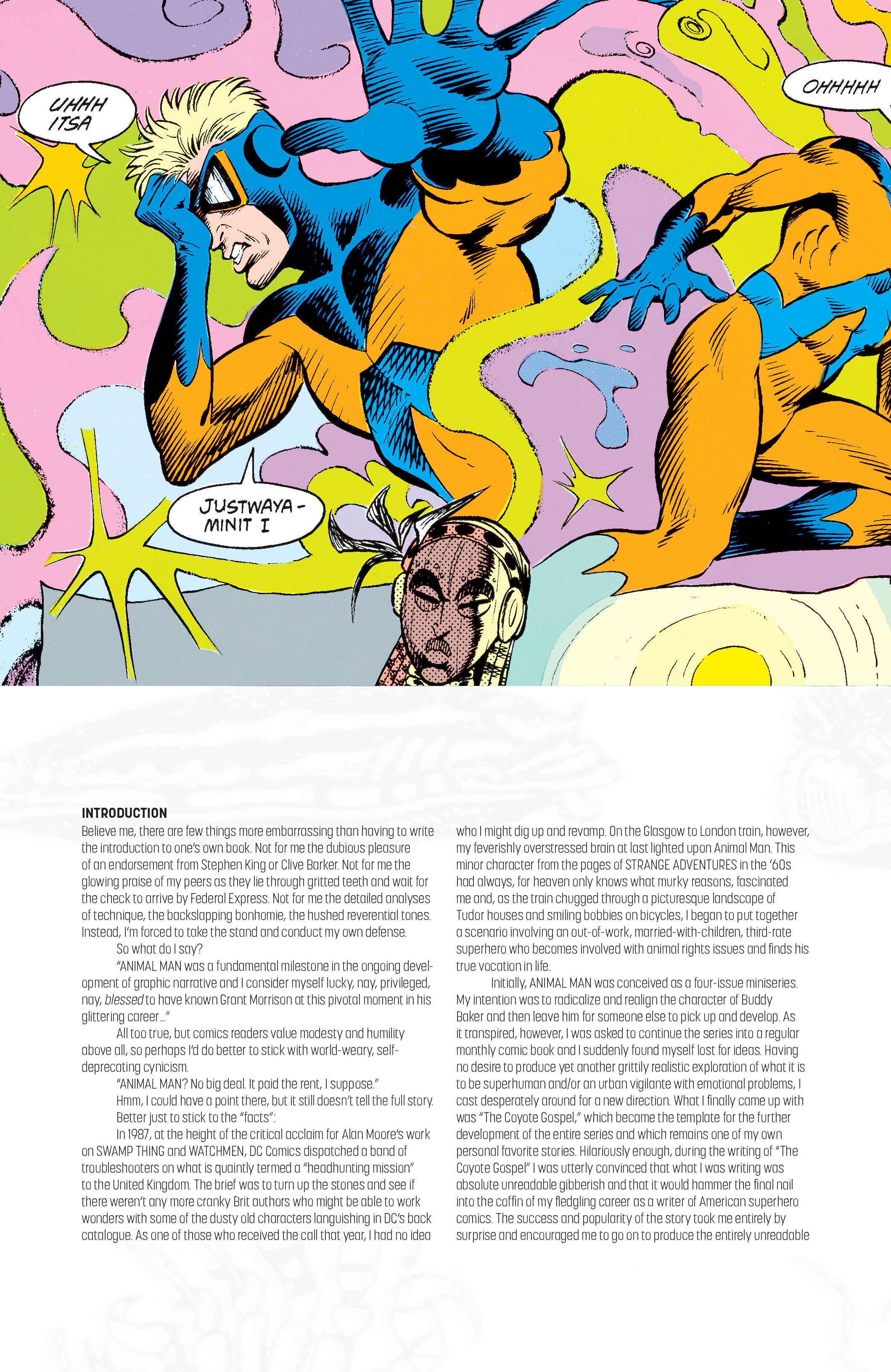 Read online Animal Man (1988) comic -  Issue # _ by Grant Morrison 30th Anniversary Deluxe Edition Book 1 (Part 1) - 5