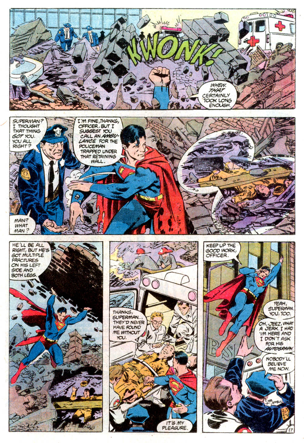 Read online Adventures of Superman (1987) comic -  Issue #424 - 18