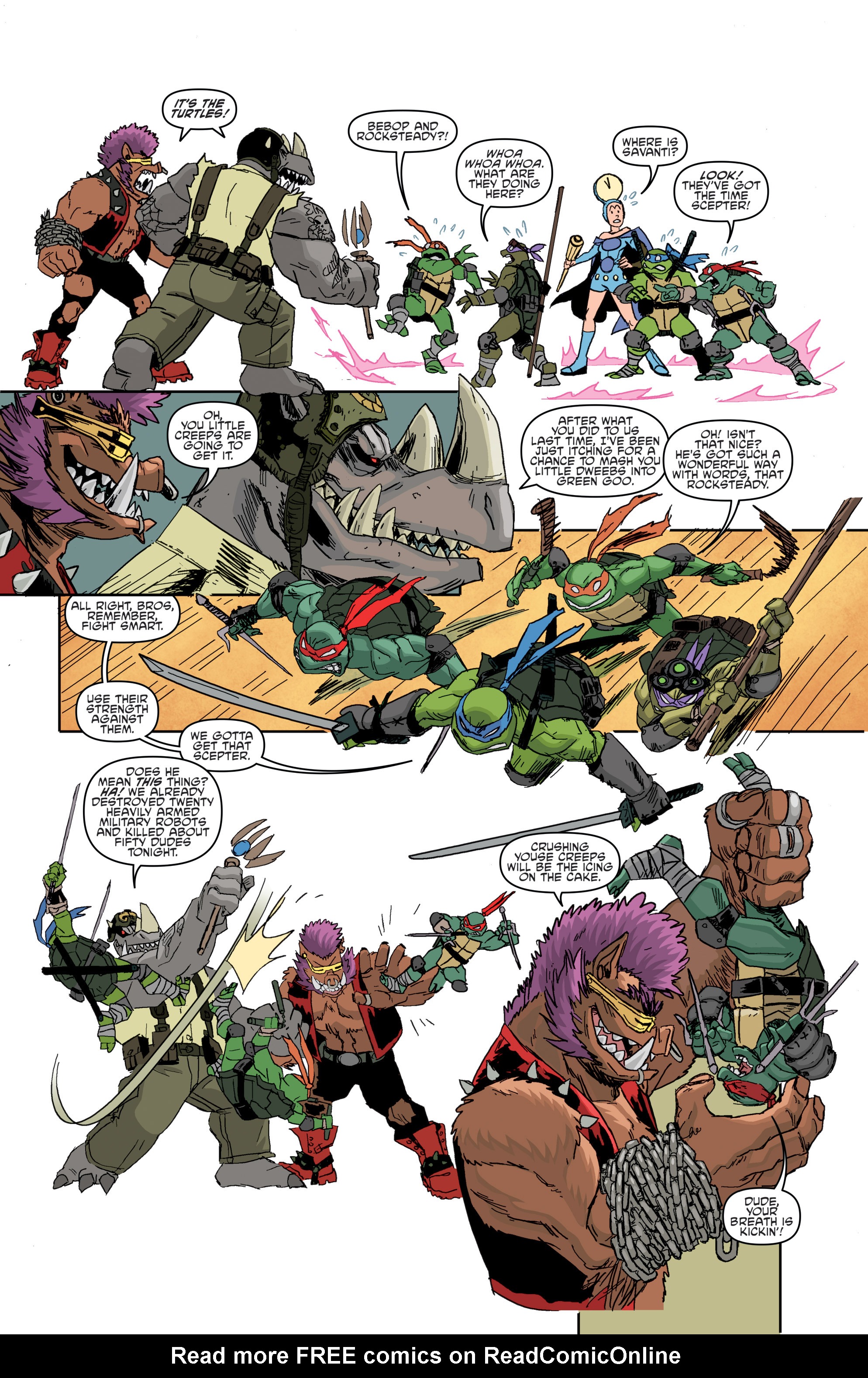 Read online Teenage Mutant Ninja Turtles Bebop & Rocksteady Destroy Everything comic -  Issue #1 - 17