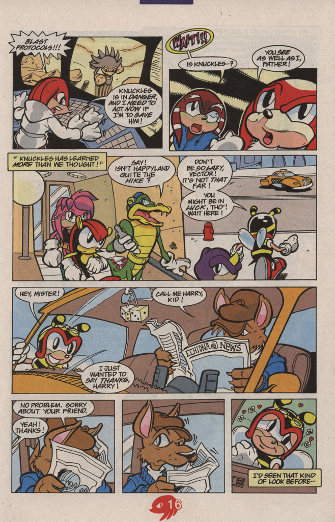 Read online Knuckles the Echidna comic -  Issue #13 - 23