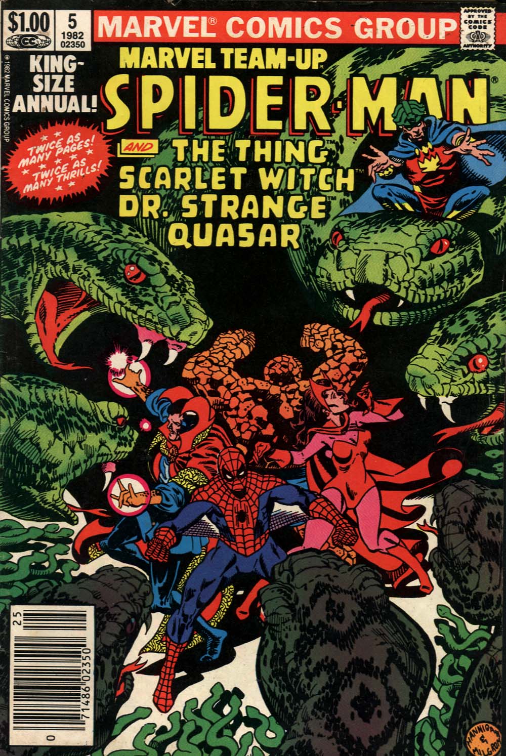 Read online Marvel Team-Up (1972) comic -  Issue # _Annual 5 - 1