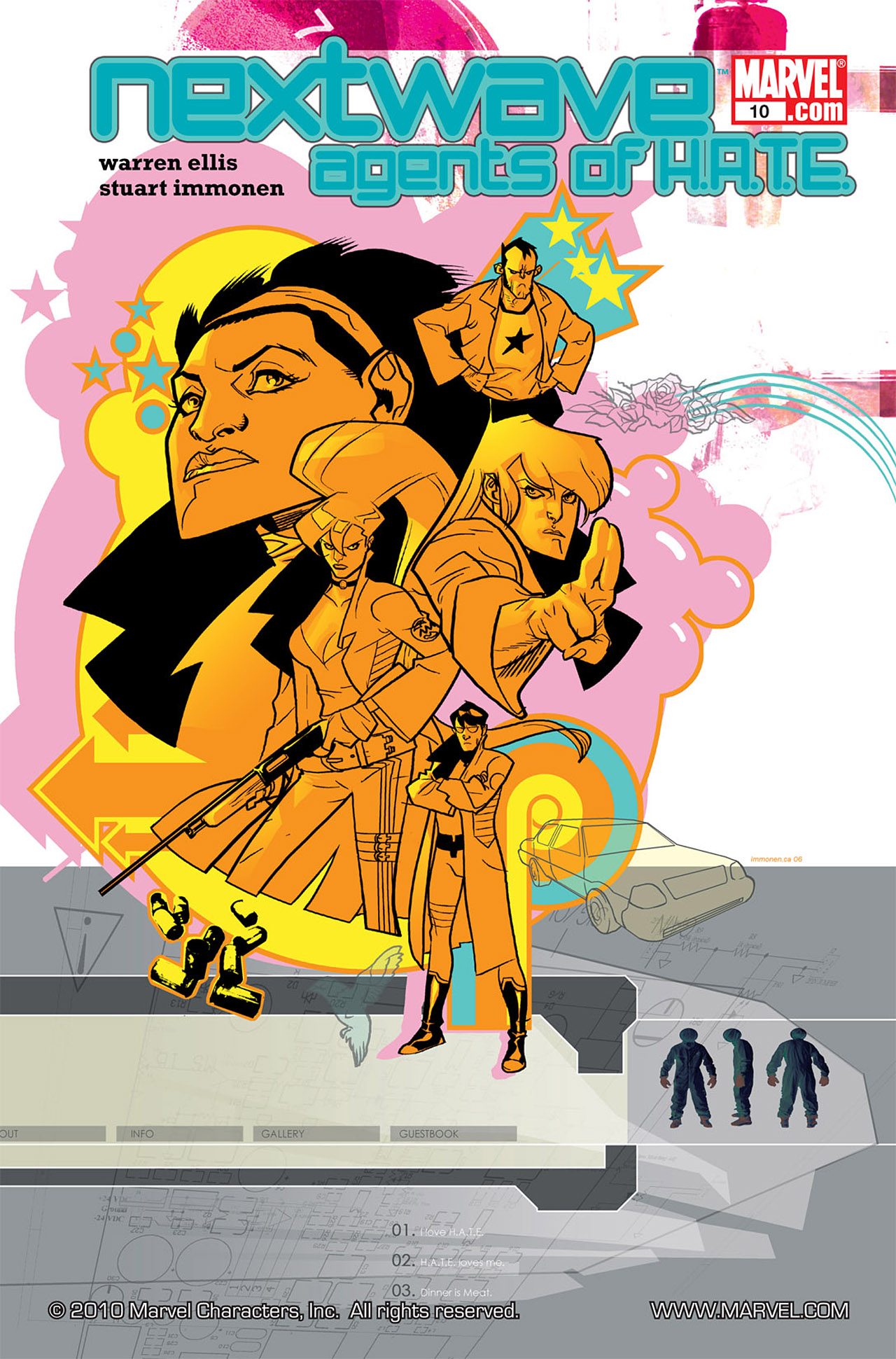 Read online Nextwave: Agents Of H.A.T.E. comic -  Issue #10 - 1