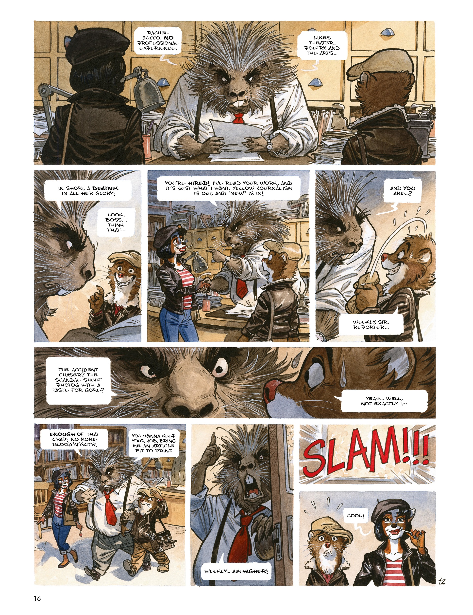 Read online Blacksad: They All Fall Down · Part One comic -  Issue # TPB - 18