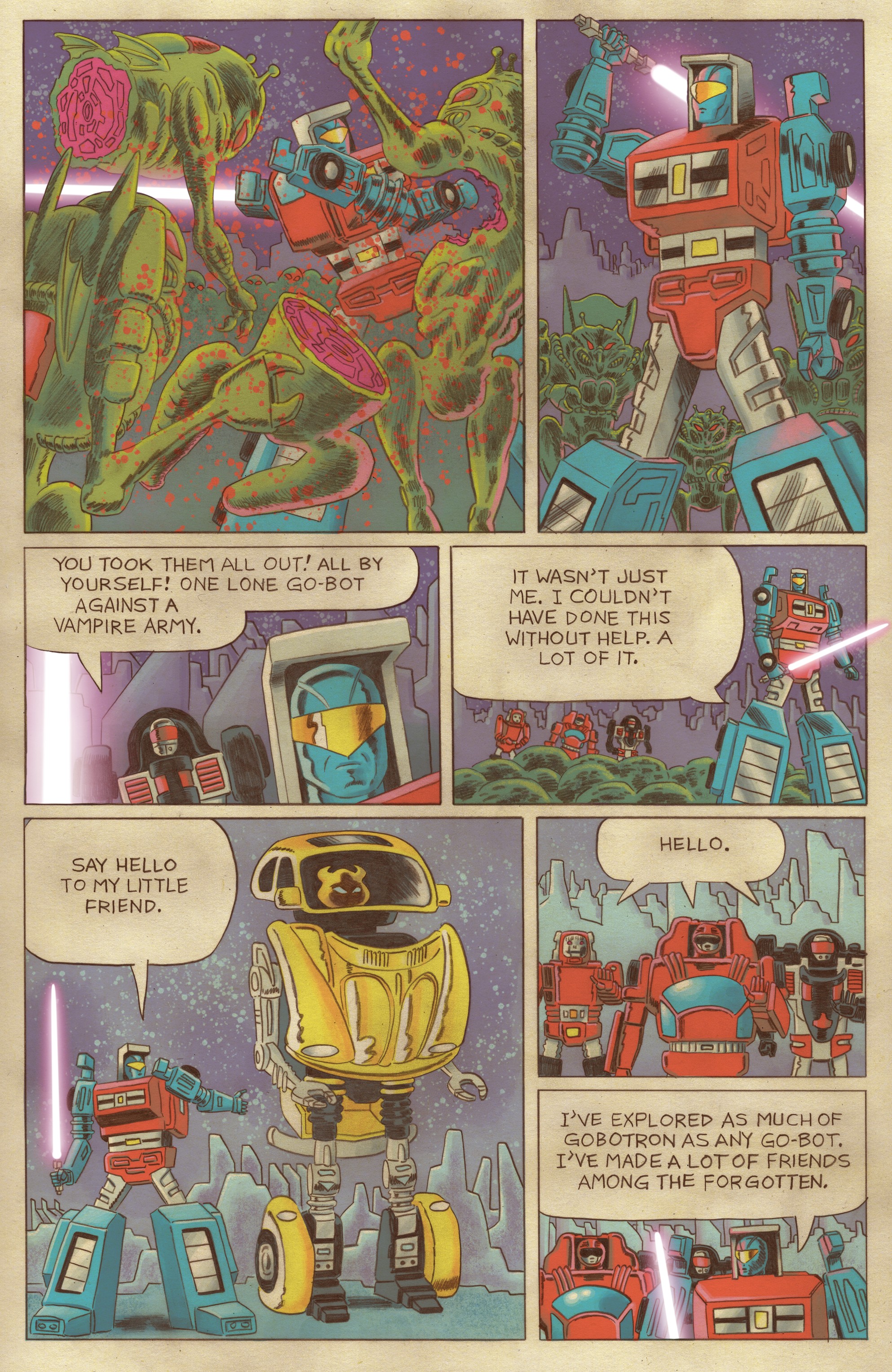 Read online Go-Bots comic -  Issue #5 - 14