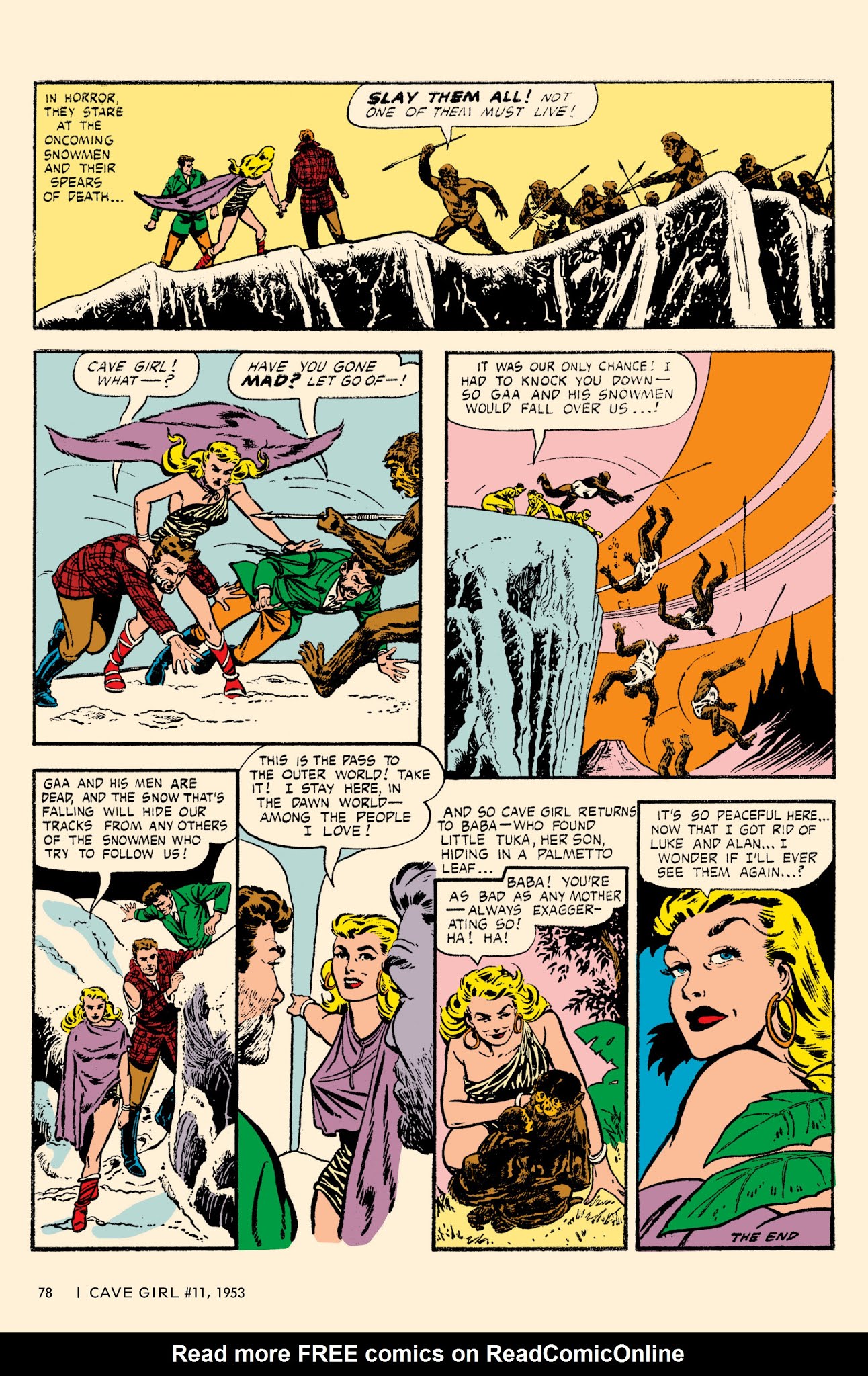 Read online Bob Powell's Complete Cave Girl comic -  Issue # TPB (Part 1) - 79