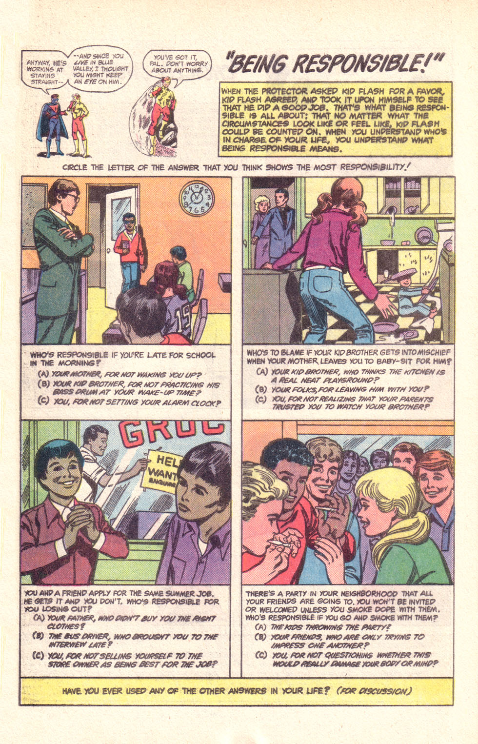 Read online The New Teen Titans (Drug Awareness Specials) comic -  Issue #1 - 32