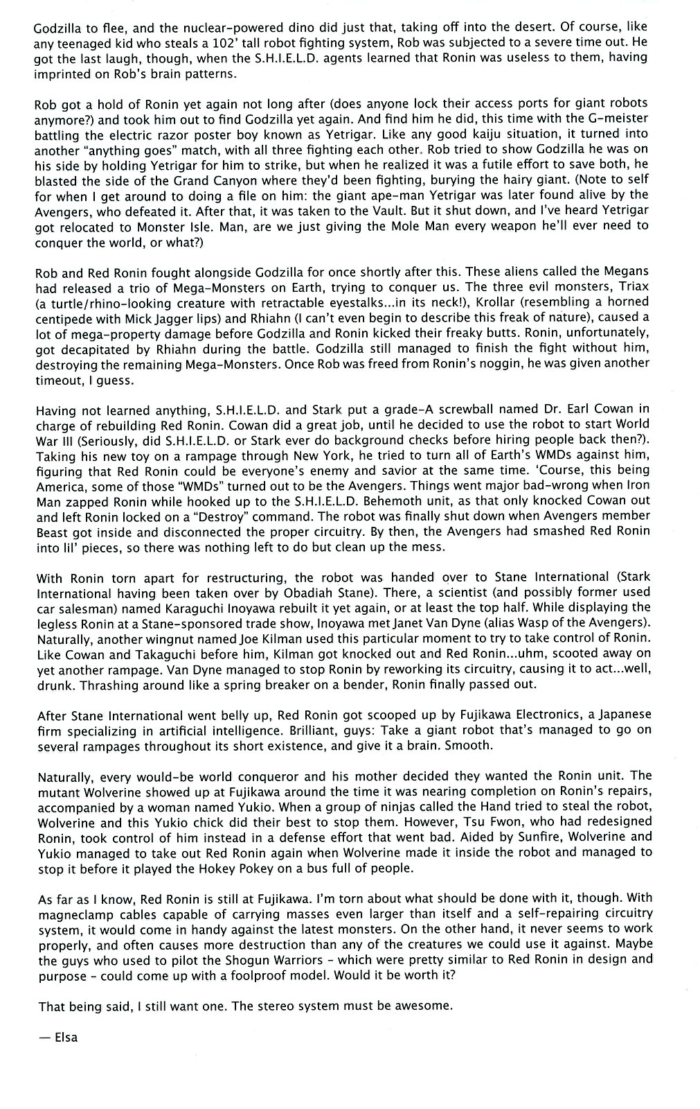Read online Marvel Monsters: From the Files of Ulysses Bloodstone (and the Monster Hunters) comic -  Issue # Full - 26