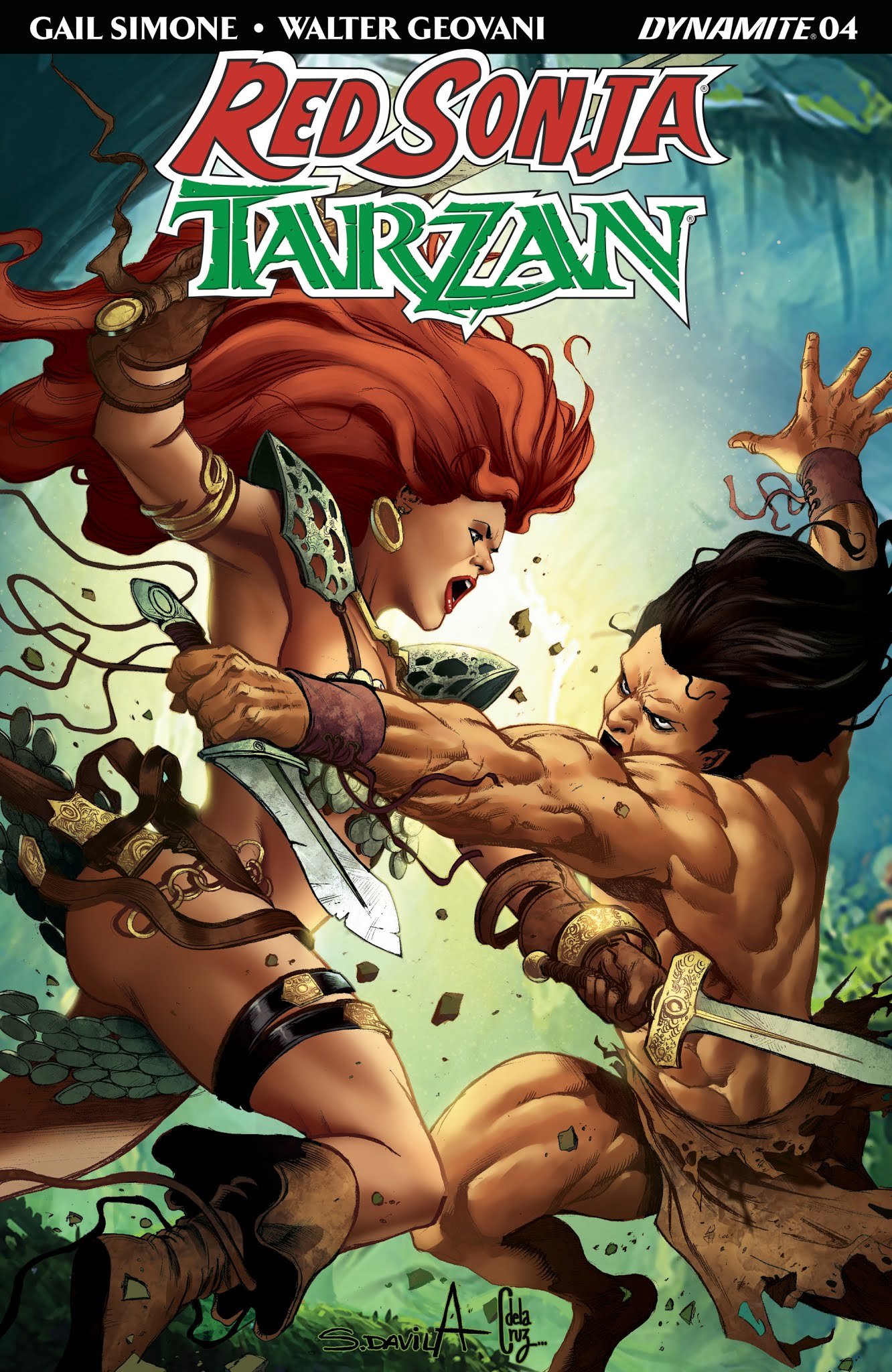 Read online Red Sonja/Tarzan comic -  Issue #4 - 3