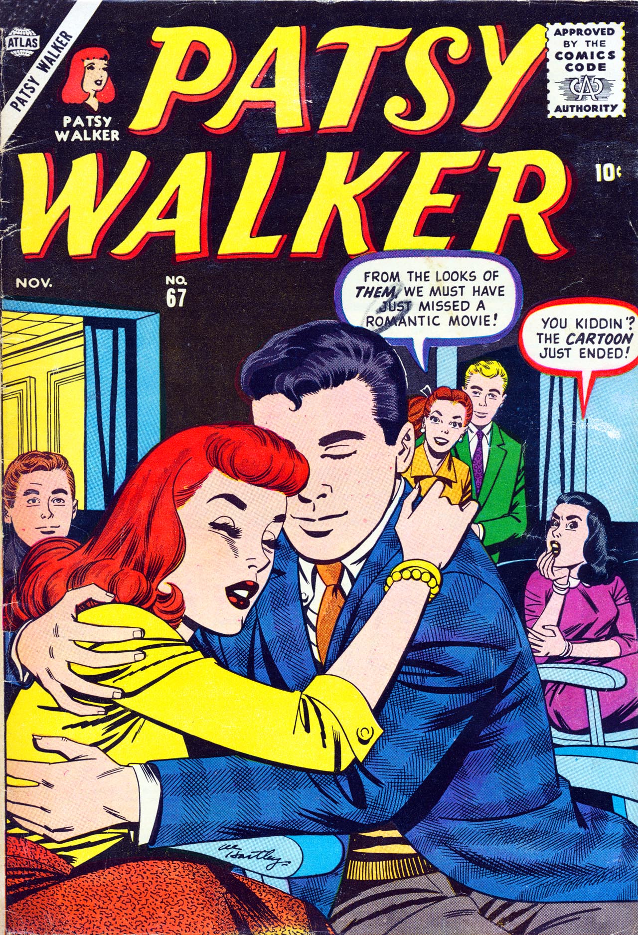 Read online Patsy Walker comic -  Issue #67 - 1