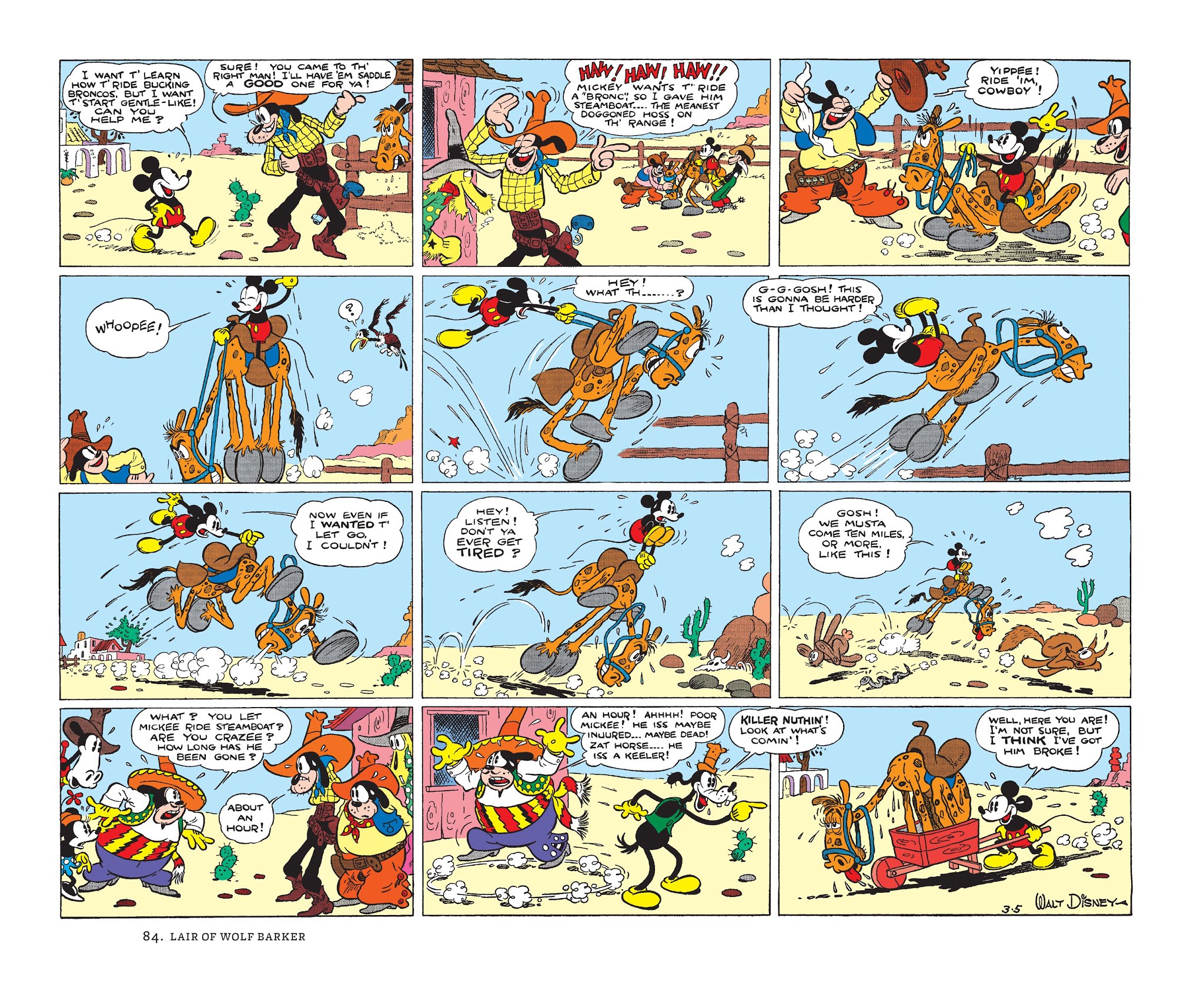 Read online Walt Disney's Mickey Mouse Color Sundays comic -  Issue # TPB 1 (Part 1) - 84