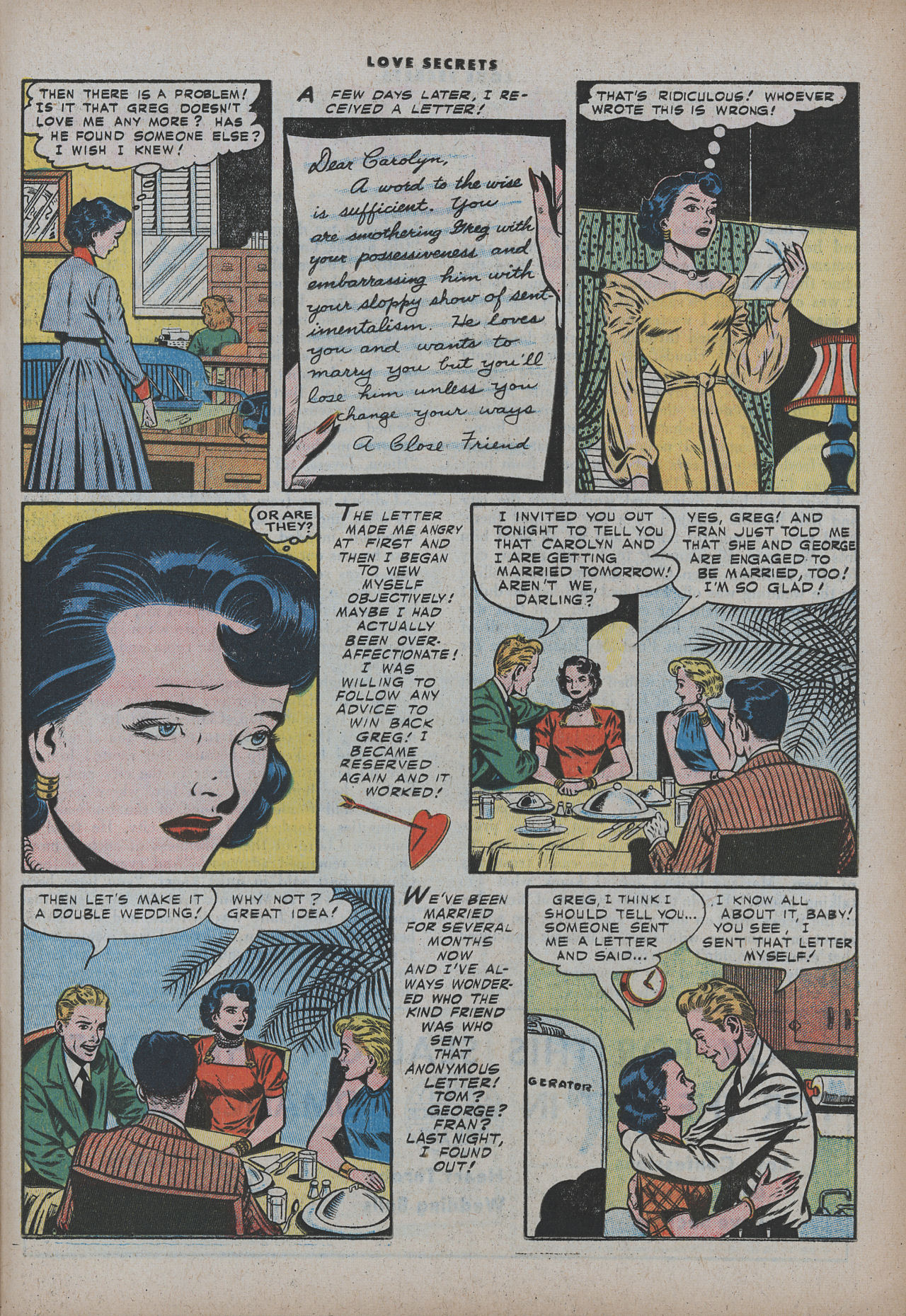 Read online Love Secrets (1953) comic -  Issue #47 - 25
