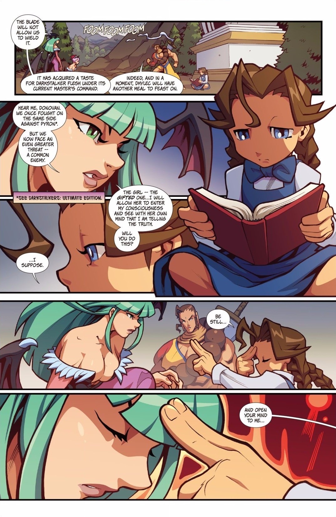 Read online Street Fighter VS Darkstalkers comic -  Issue #4 - 18