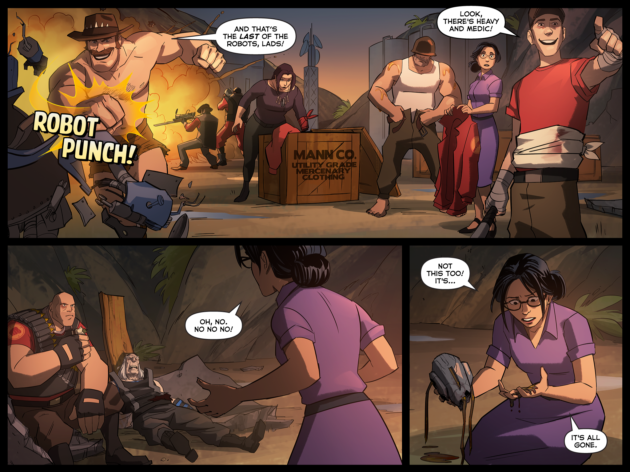 Read online Team Fortress 2 comic -  Issue #6 - 250